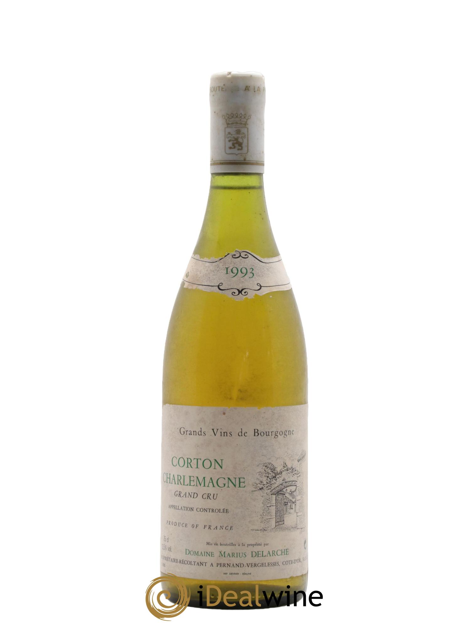 Corton-Charlemagne Grand Cru Domaine Delarche 1993 - Lot de 1 bouteille - 0