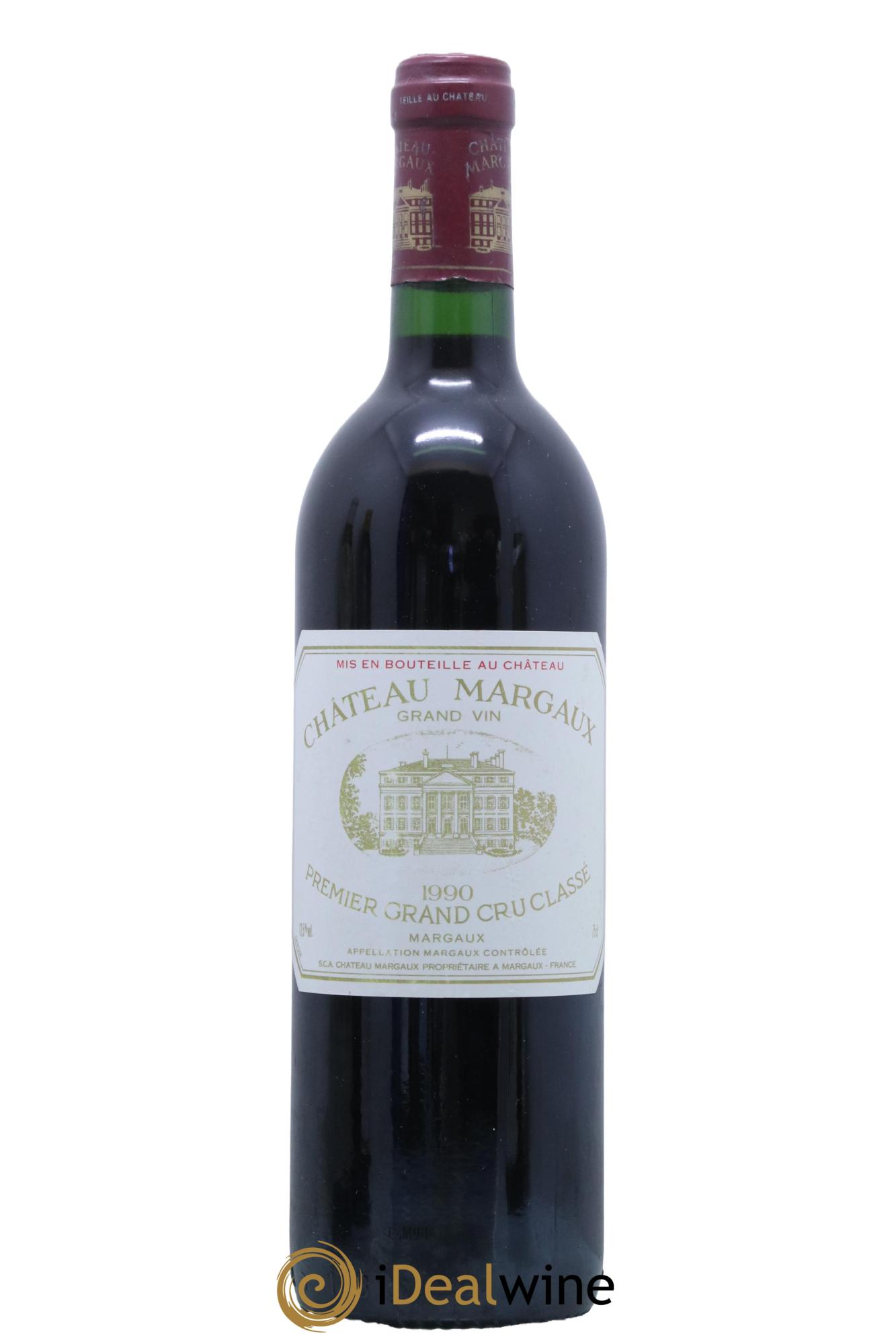 Château Margaux 1er Grand Cru Classé 1990 - Lot de 1 bouteille - 0