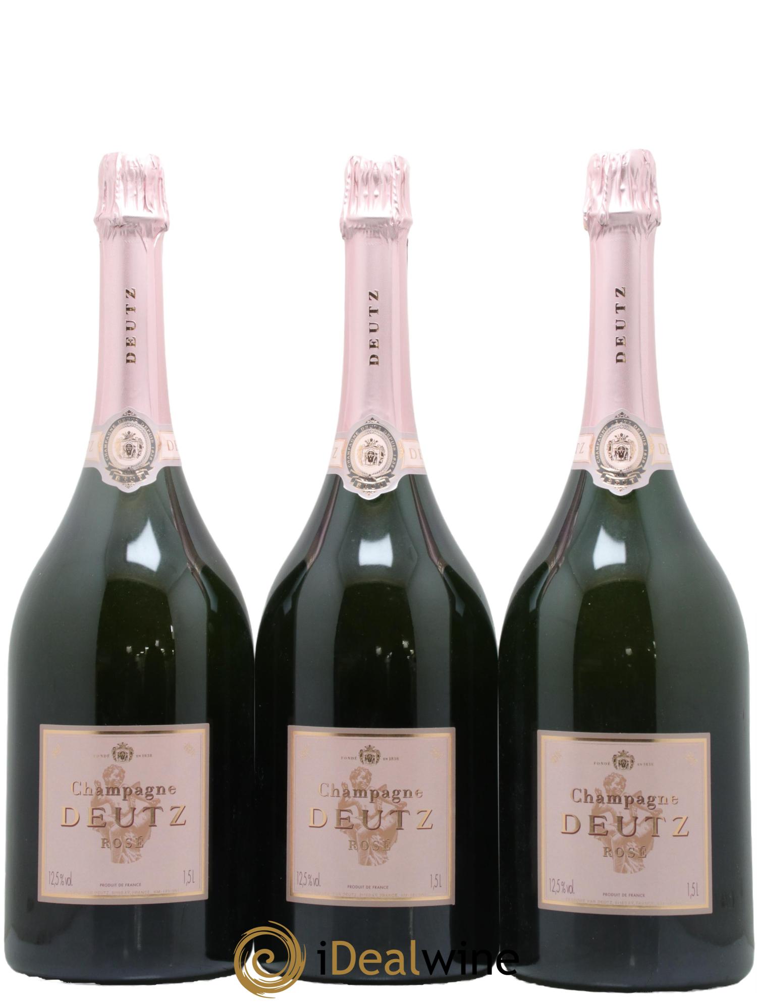 Rosé Deutz - Lot de 3 magnums - 0