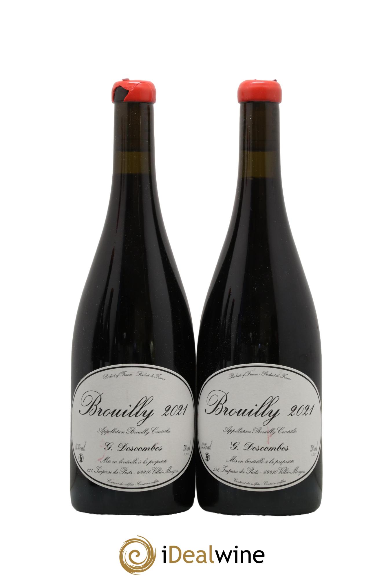 Brouilly Vieilles vignes Georges Descombes (Domaine) 2021 - Lotto di 2 bottiglie - 0