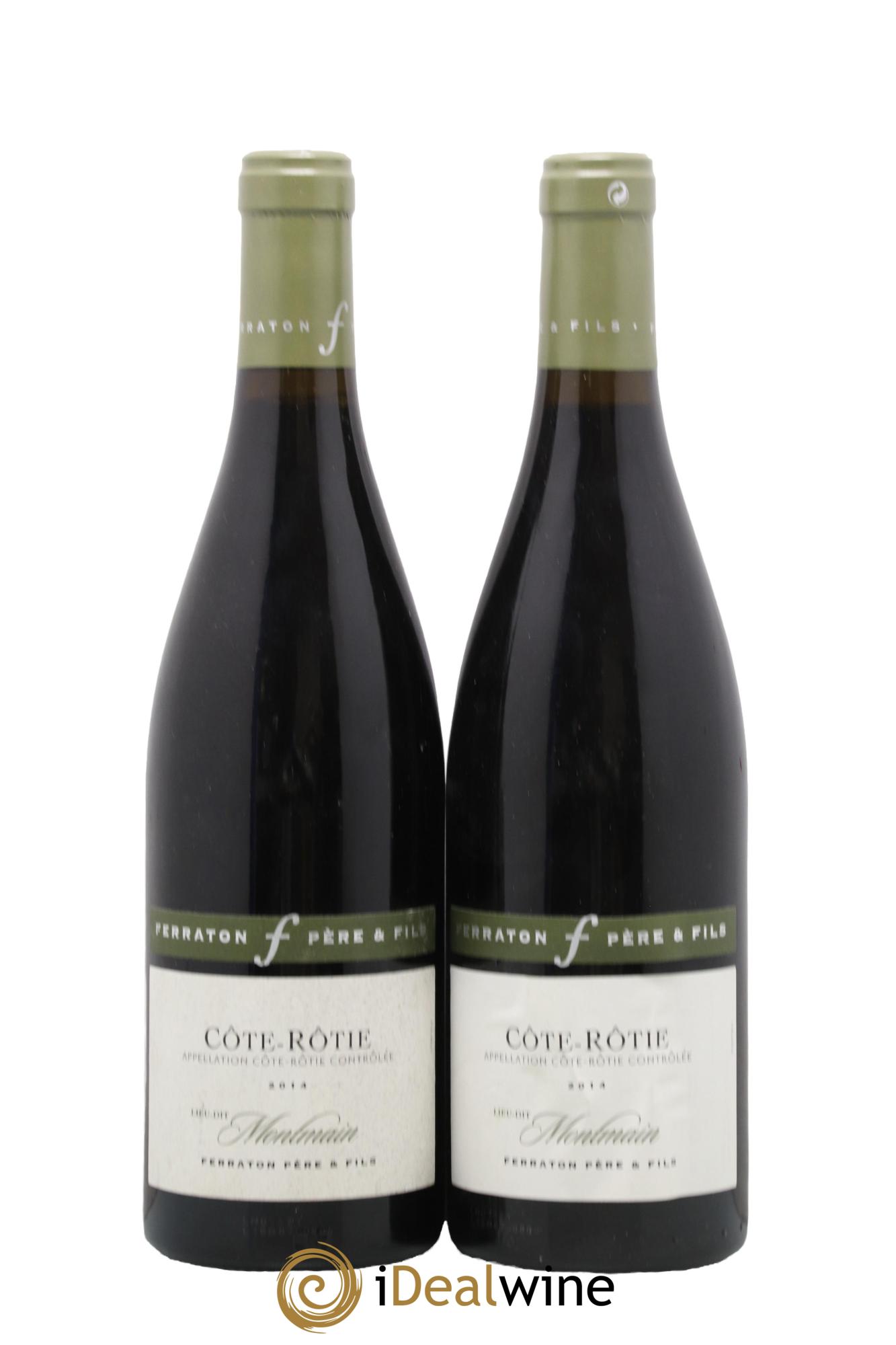 Côte-Rôtie Lieu Dit Montmain Ferraton Et Fils 2014 - Lot of 2 bottles - 0