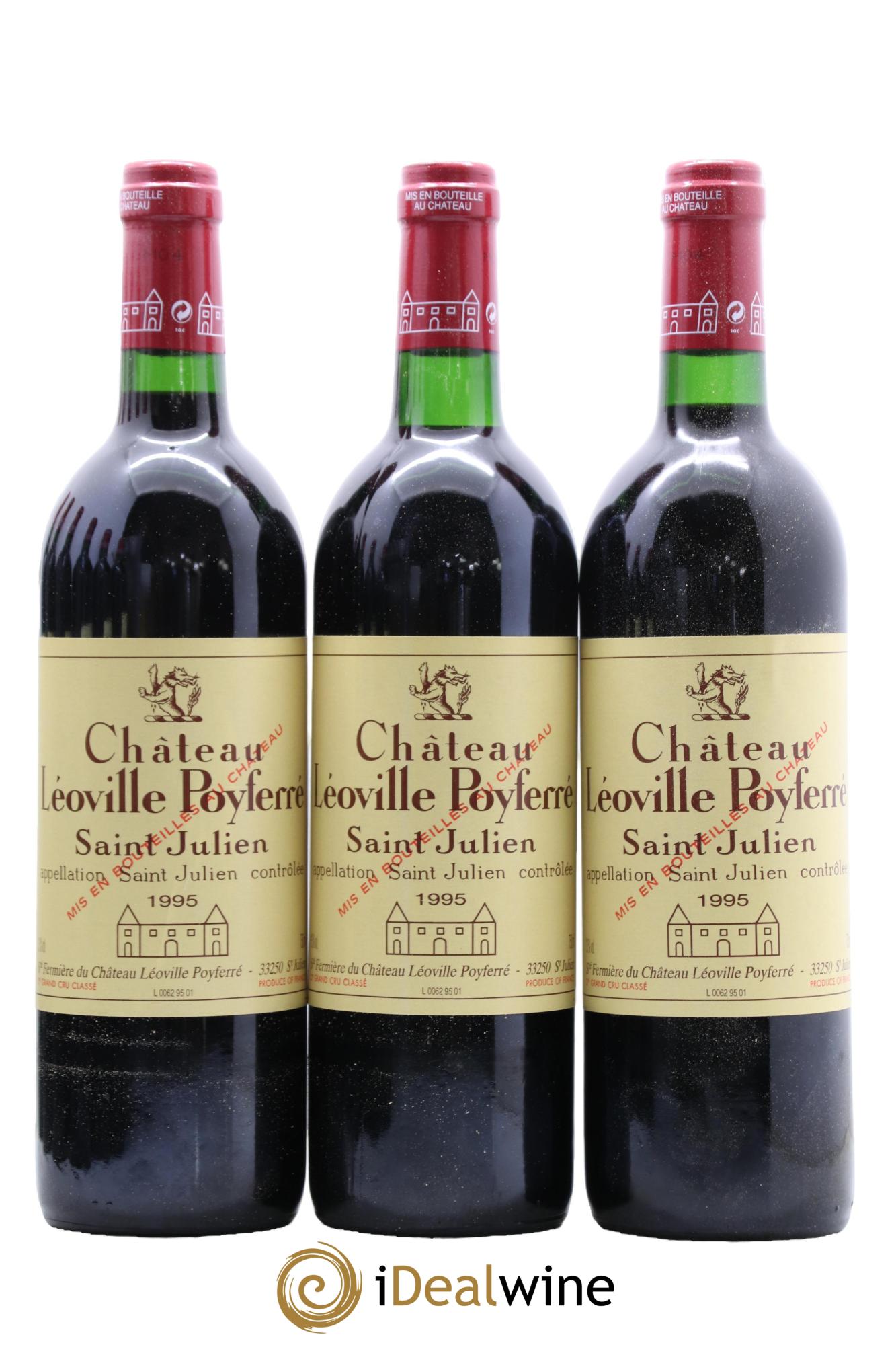 Château Léoville Poyferré 2ème Grand Cru Classé 1995 - Lot of 12 bottles - 2