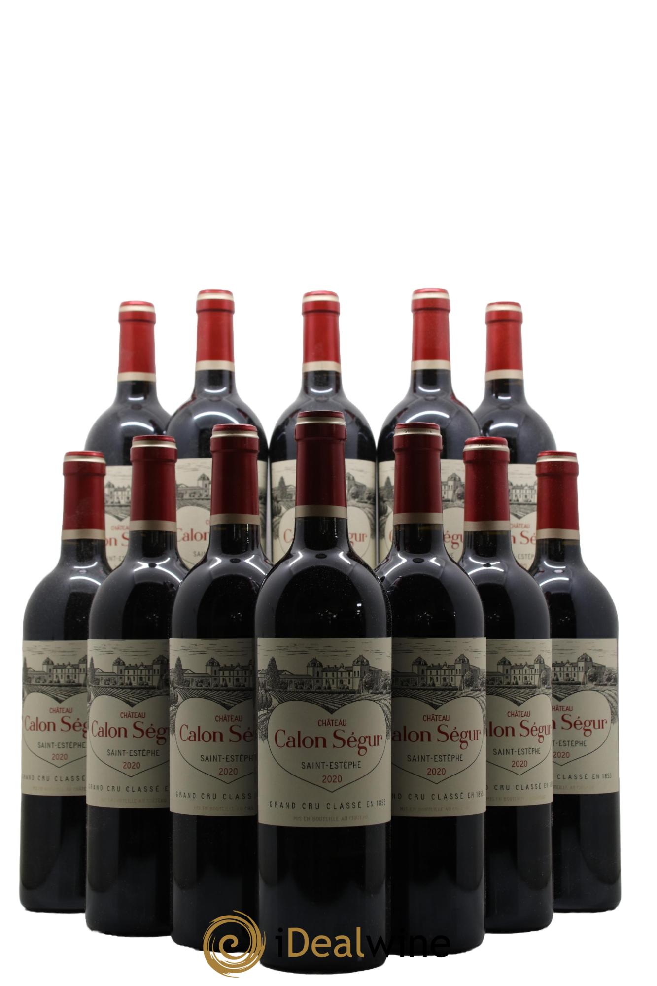 Château Calon Ségur 3ème Grand Cru Classé 2020 - Lot de 12 bouteilles - 0