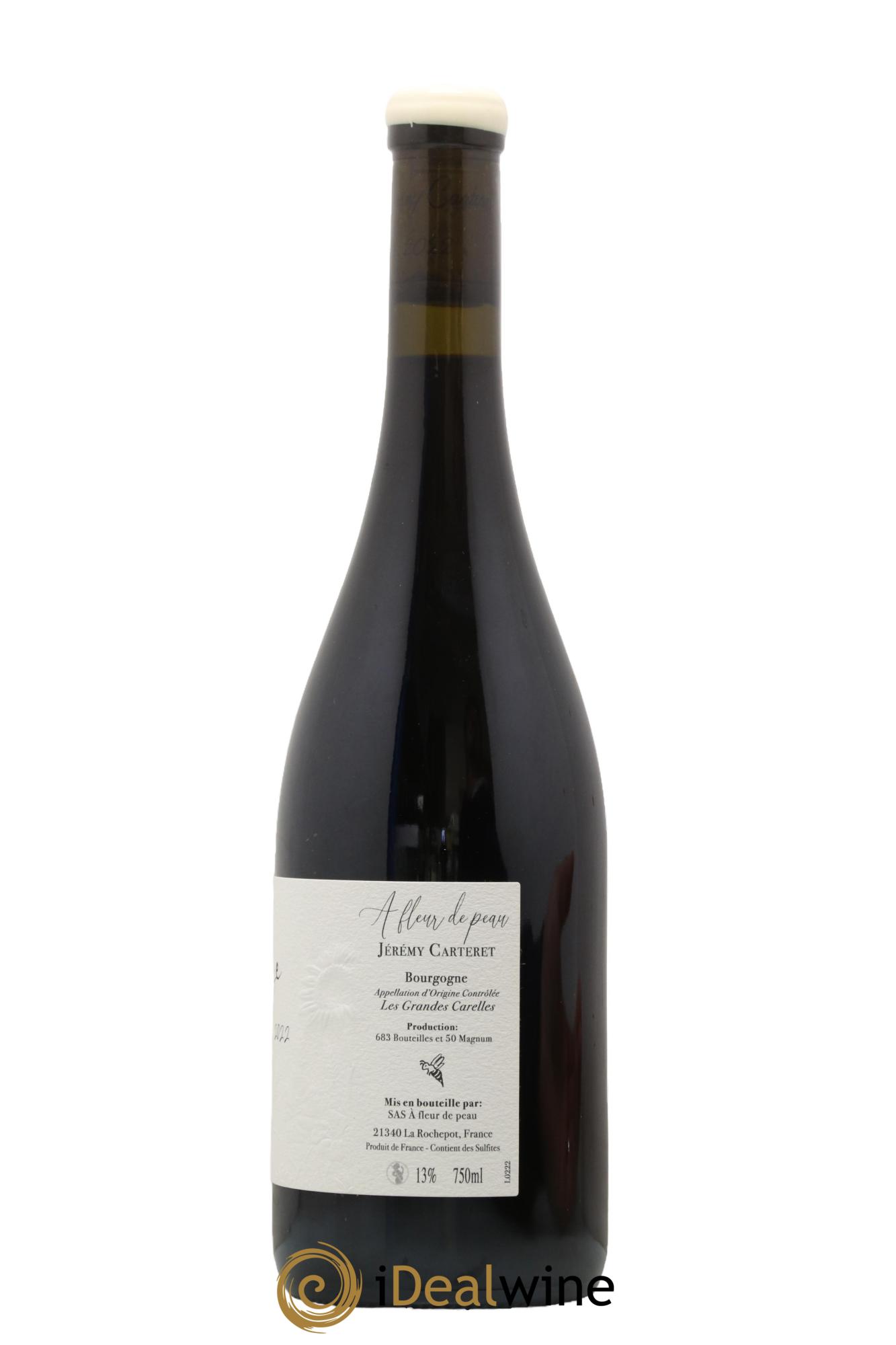 Bourgogne Caresse Les Grandes Carelles Jérémy Carteret  2022 - Lot de 1 bouteille - 1