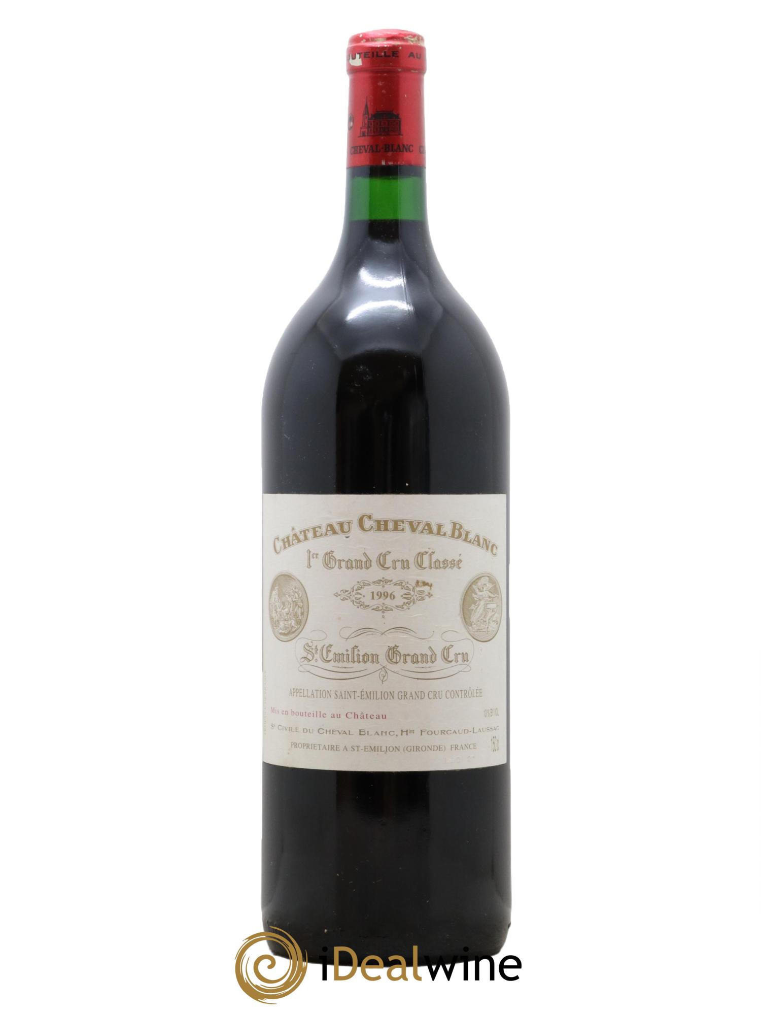 Château Cheval Blanc 1er Grand Cru Classé A 1996 - Lotto di 1 magnum - 0