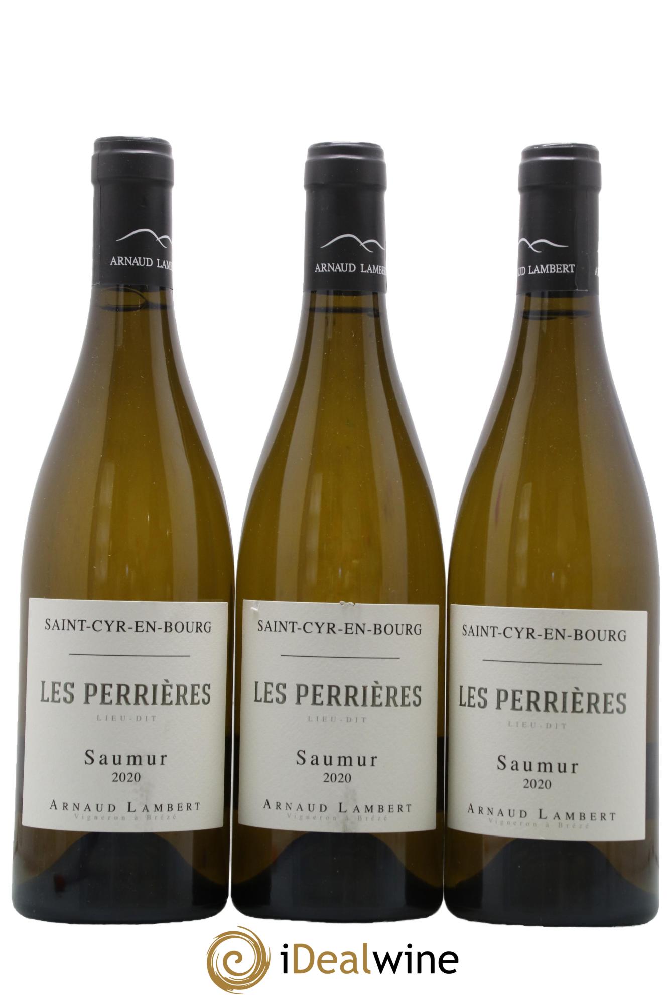 Saumur Les Perrières Arnaud Lambert 2020 - Lot de 3 bouteilles - 0