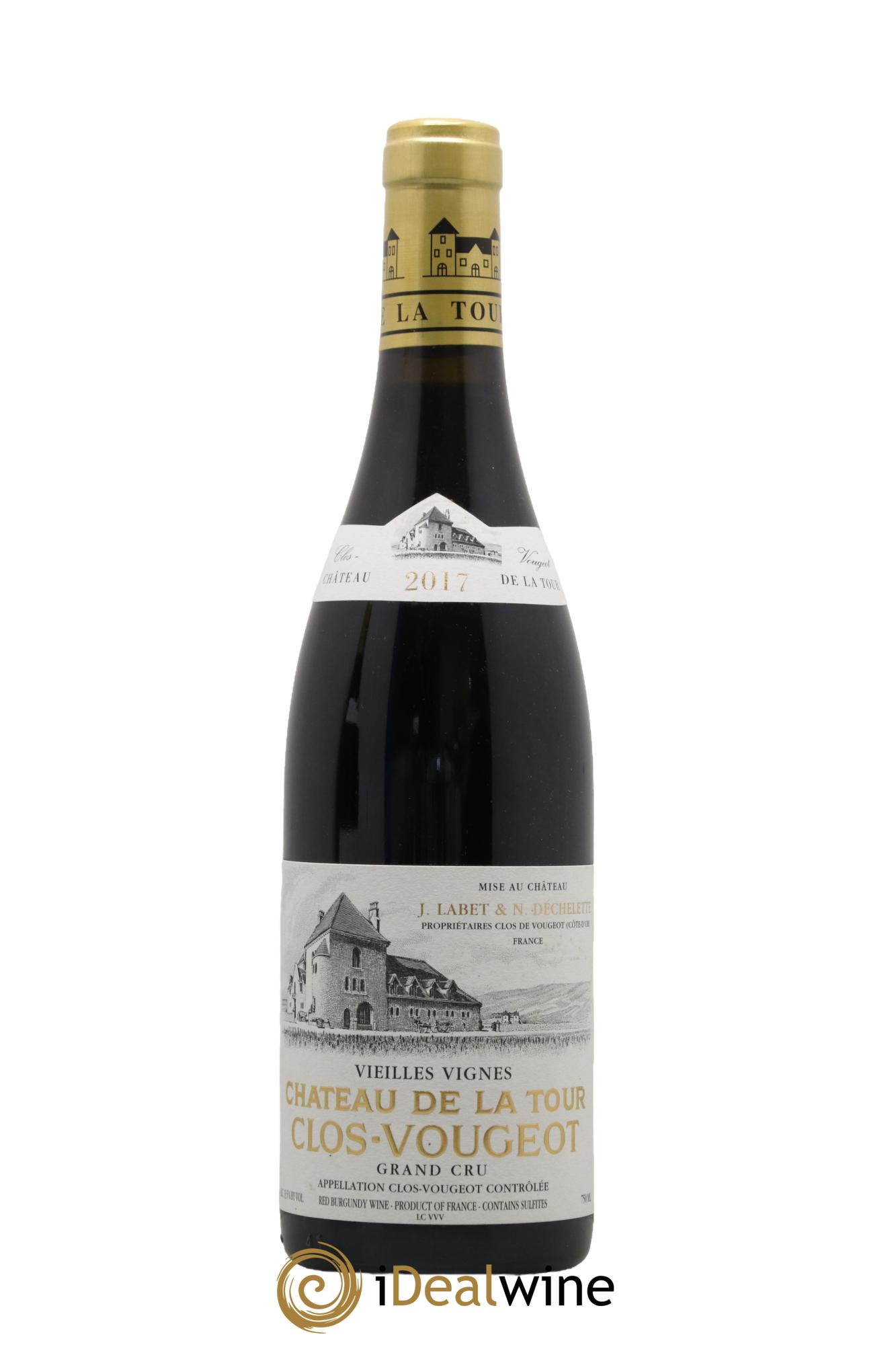 Clos de Vougeot Grand Cru Vieilles Vignes Château de La Tour 2017 - Lotto di 1 bottiglia - 0