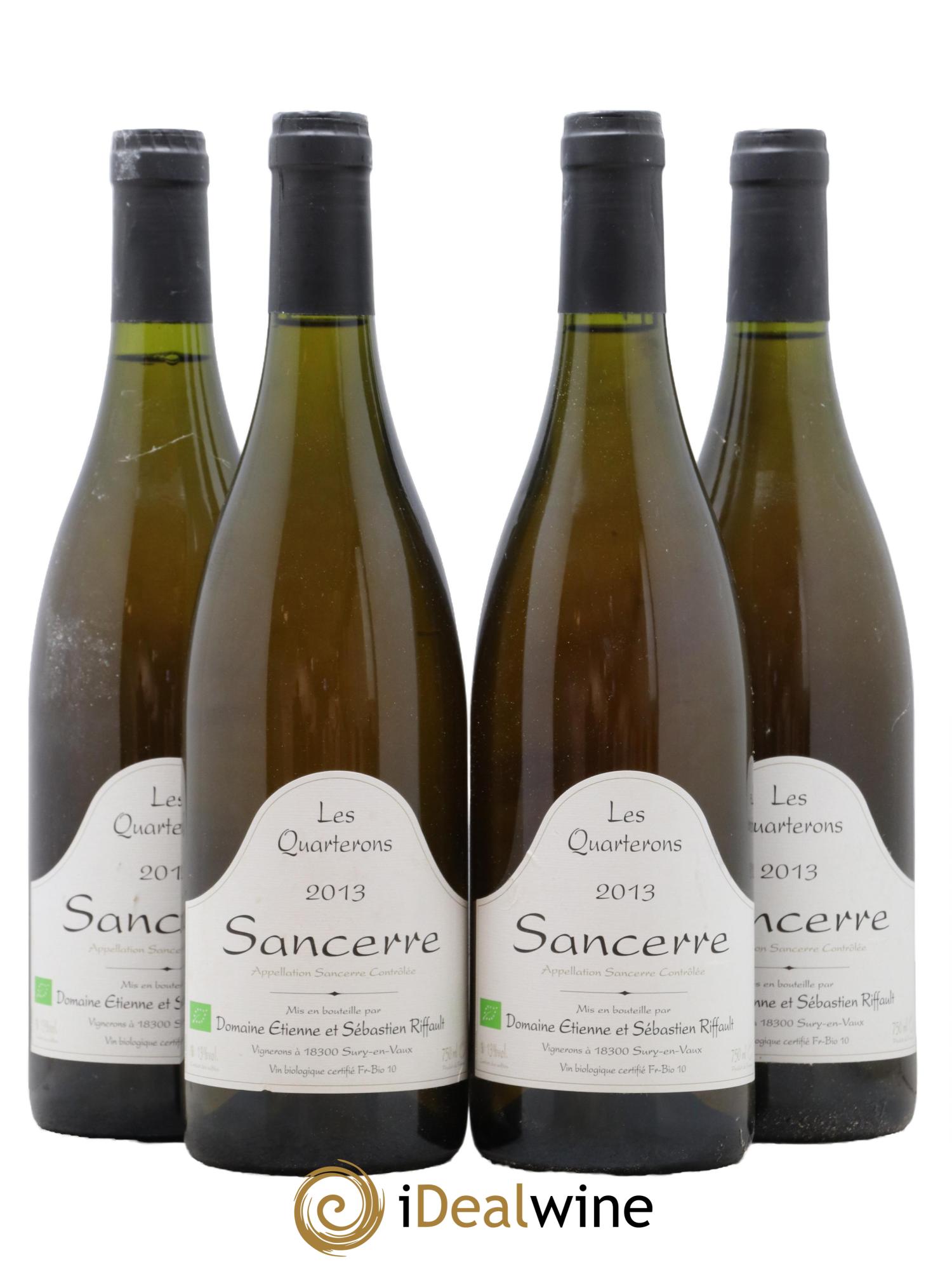 Sancerre Les Quarterons Riffault 2013 - Lot of 4 bottles - 0