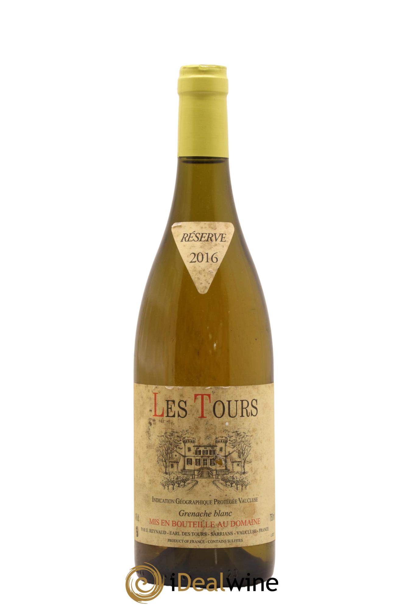 IGP Vaucluse (Vin de Pays de Vaucluse) Grenache Blanc - Les Tours Emmanuel Reynaud