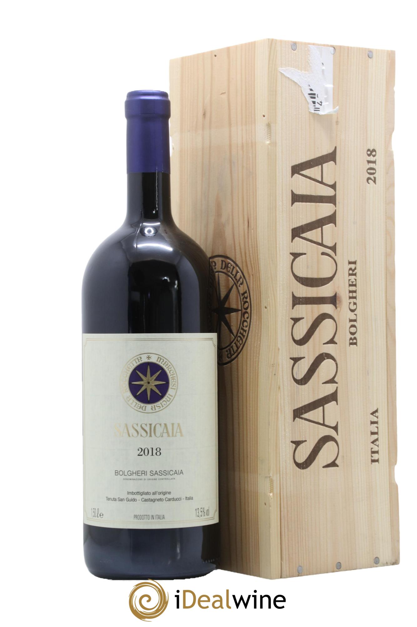 Bolgheri DOC Sassicaia Tenuta San Guido 2018 - Posten von 1 Magnum - 0