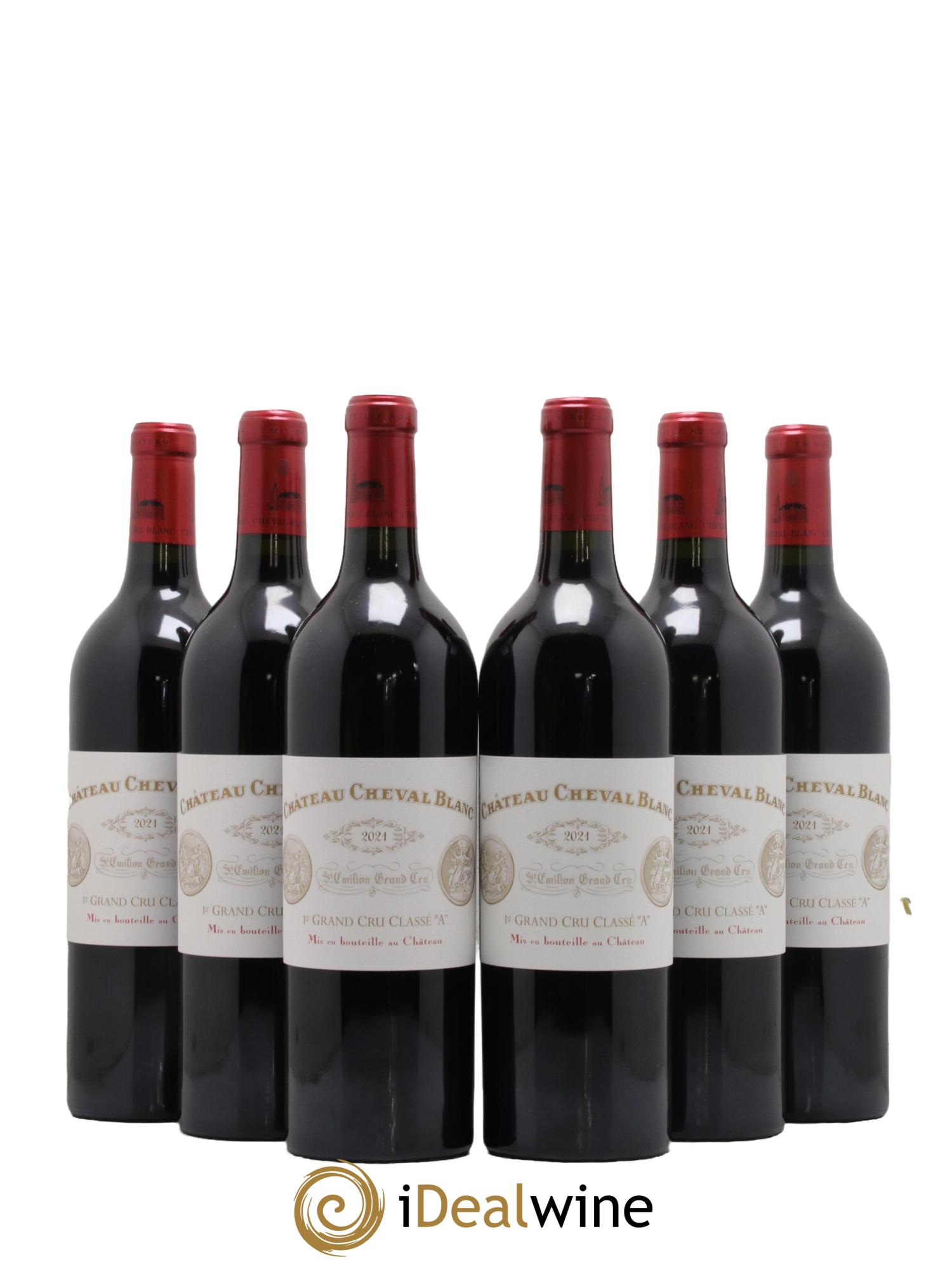 Château Cheval Blanc 1er Grand Cru Classé A 2021 - Lot de 6 bouteilles - 0