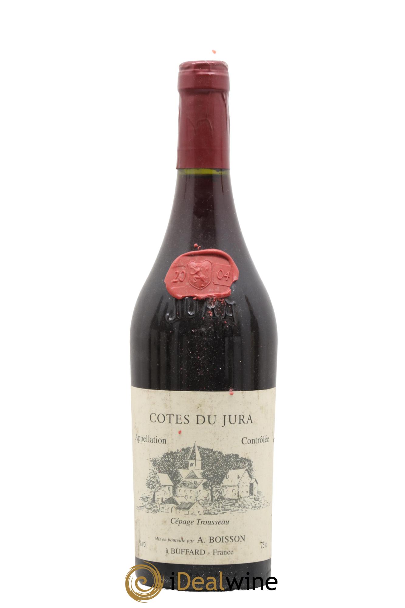 Côtes du Jura Trousseau A Boisson 2004 - Posten von 1 Flasche - 0