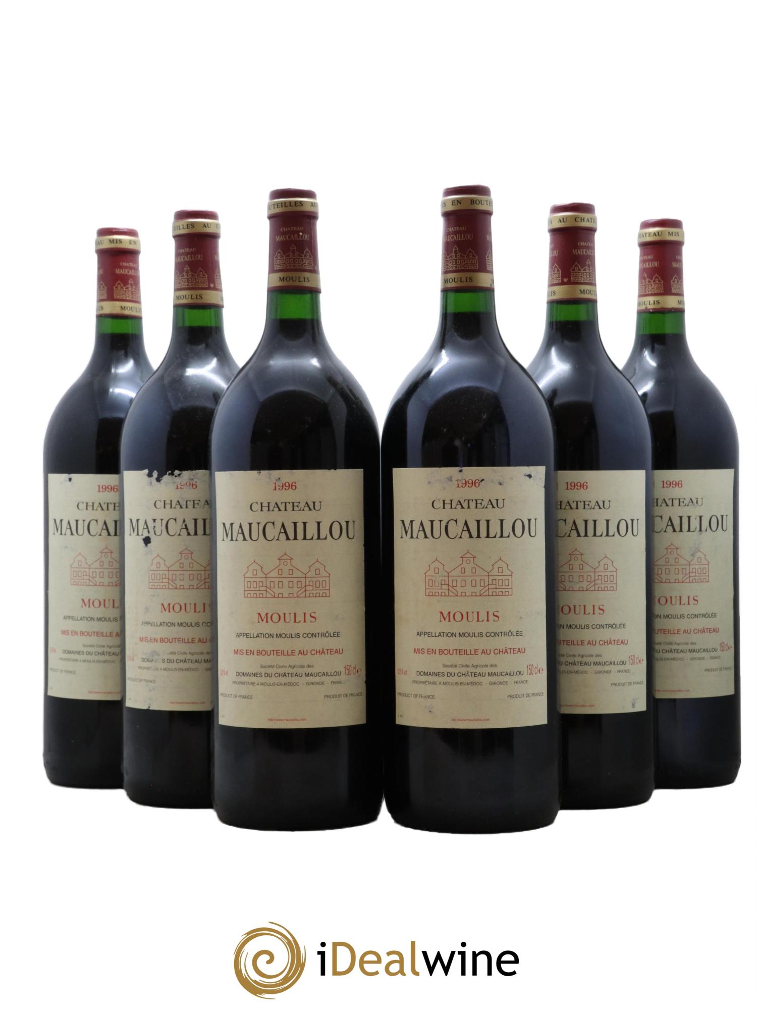 Château Maucaillou 1996 - Lotto di 6 magnum - 0