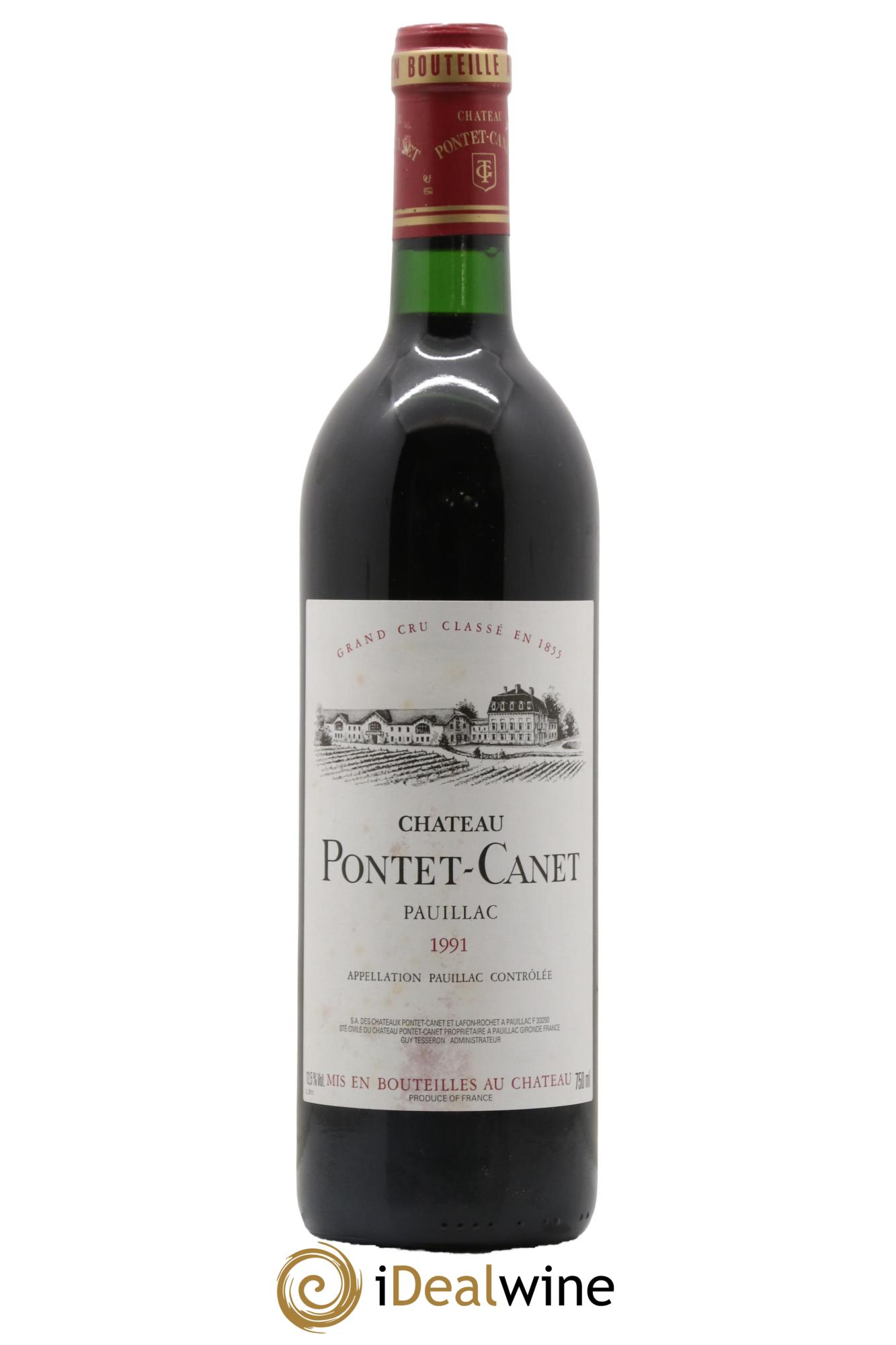 Château Pontet Canet 5ème Grand Cru Classé 1991 - Lot of 1 bottle - 0