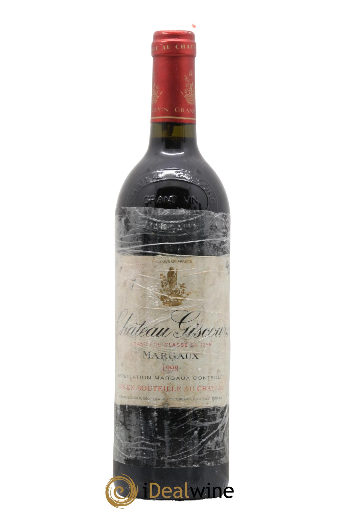 Château Giscours 3ème Grand Cru Classé 1998 - Lot de 1 bouteille - 0