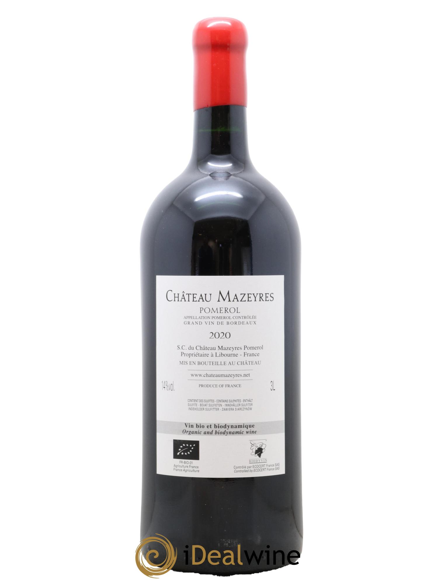 Château Mazeyres  2020 - Lot of 1 double magnum - 2