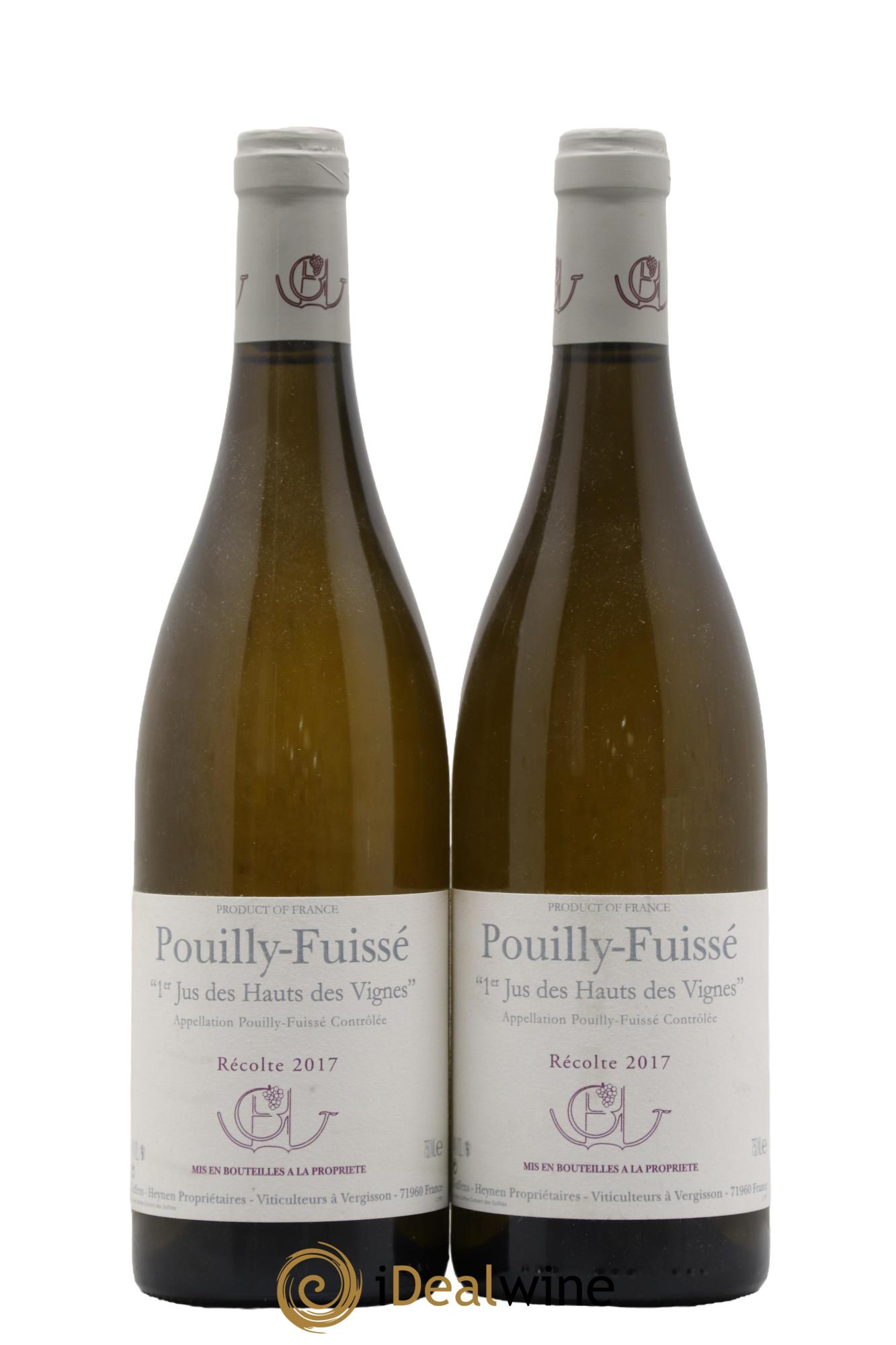 Pouilly-Fuissé 1er Jus des Haut des Vignes Guffens-Heynen 2017 - Lot of 2 bottles - 0