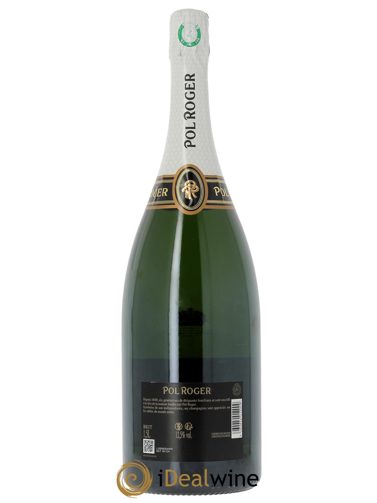 Brut Réserve Pol Roger  - Posten von 1 Magnum - 2