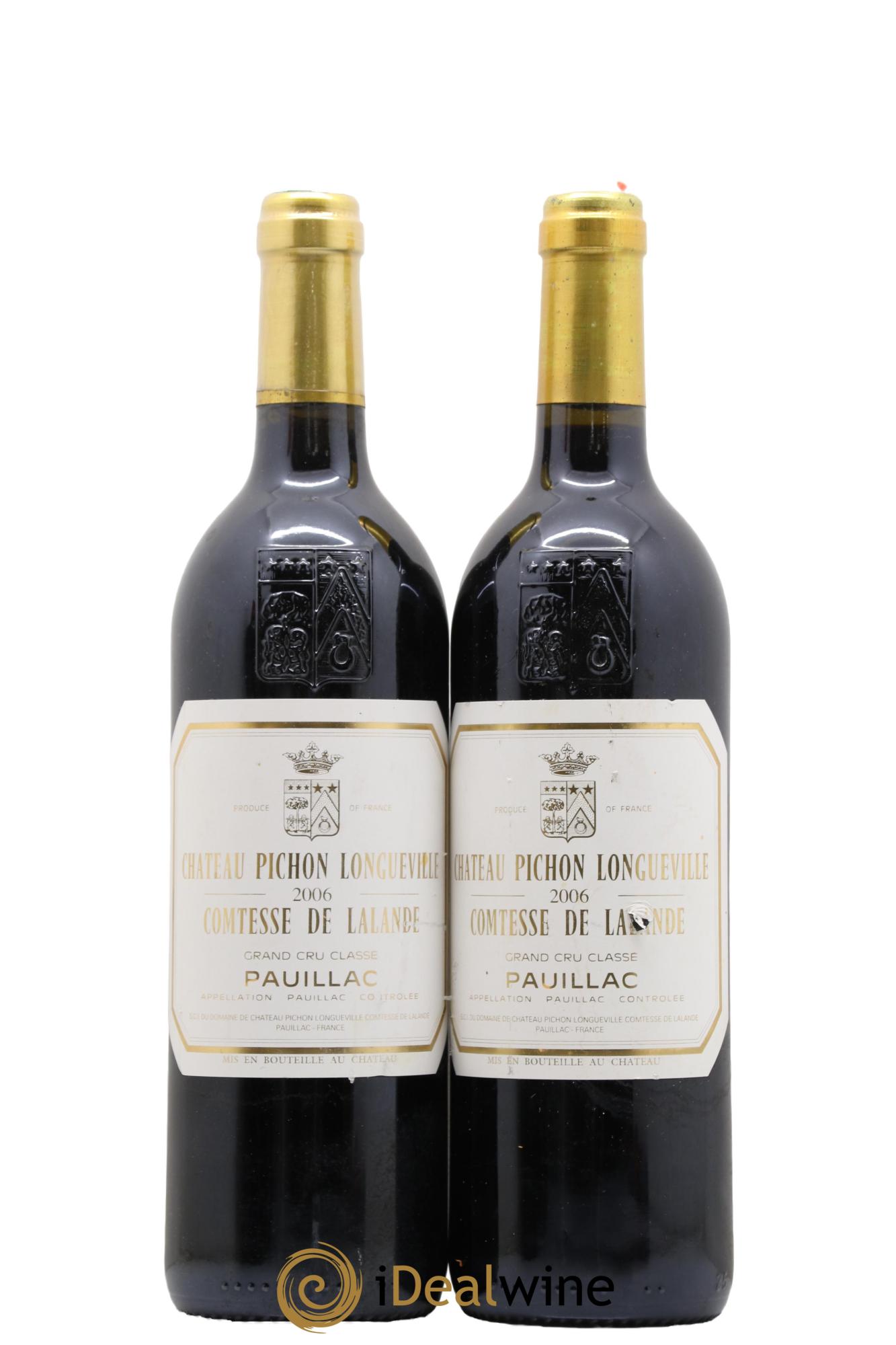 Château Pichon Longueville Comtesse de Lalande 2ème Grand Cru Classé 2006 - Lot of 2 bottles - 0