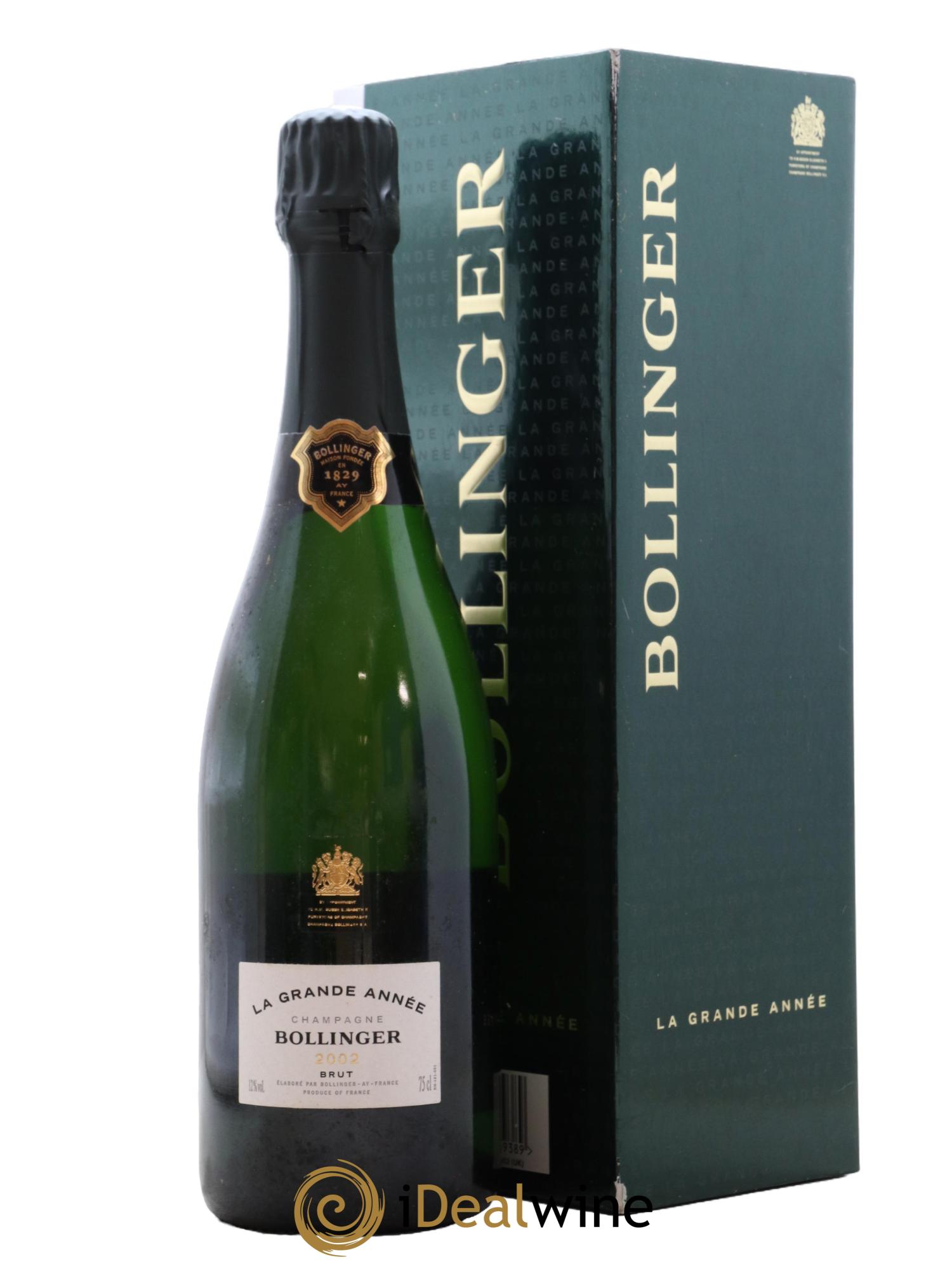 Grande Année Bollinger 2002 - Lot de 1 bouteille - 0