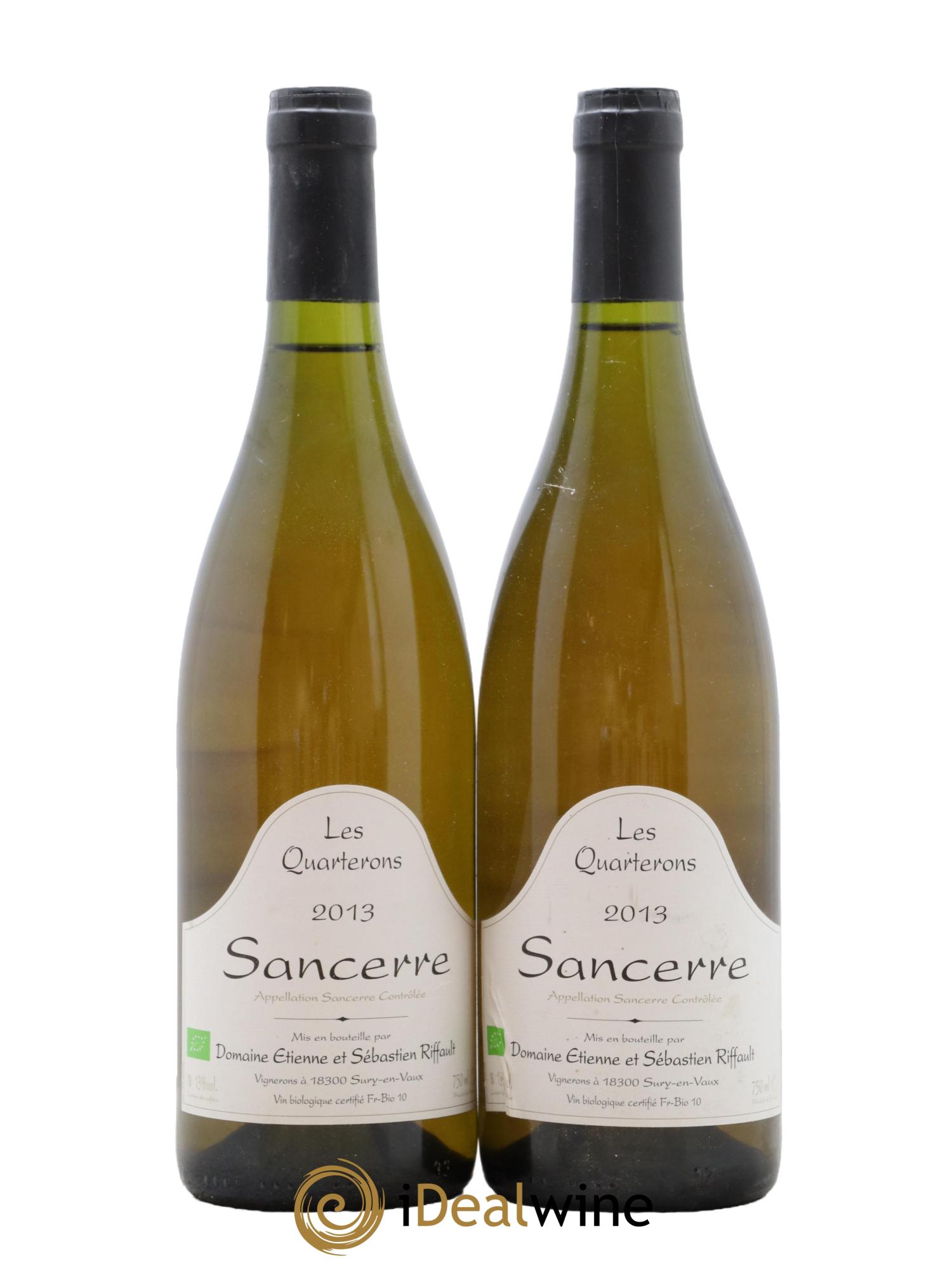 Sancerre Les Quarterons Riffault 2013 - Lot of 2 bottles - 0