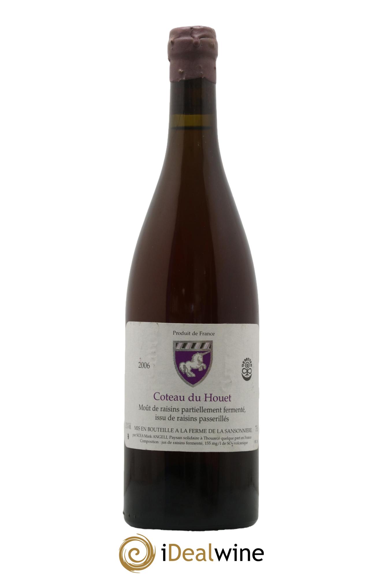 Moût de raisins partiellement fermenté  issu de raisins passerillés Coteau du Houet Mark Angeli (Domaine) - Ferme de la Sansonnière  2006 - Lot of 1 bottle - 0