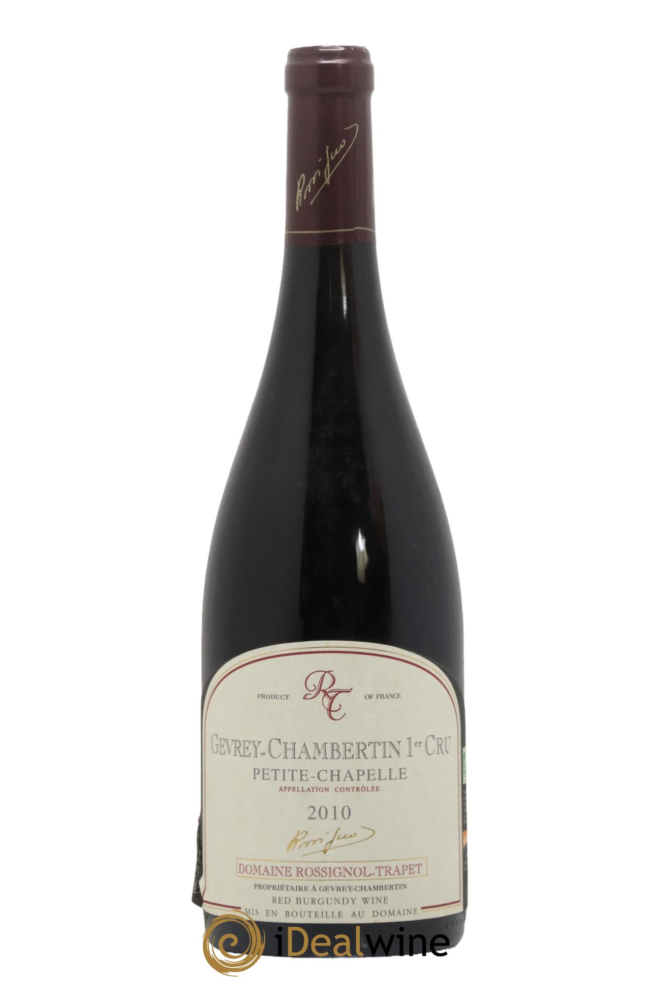 Gevrey-Chambertin 1er Cru Petite Chapelle Rossignol-Trapet (Domaine) 2010 - Posten von 1 Flasche - 0