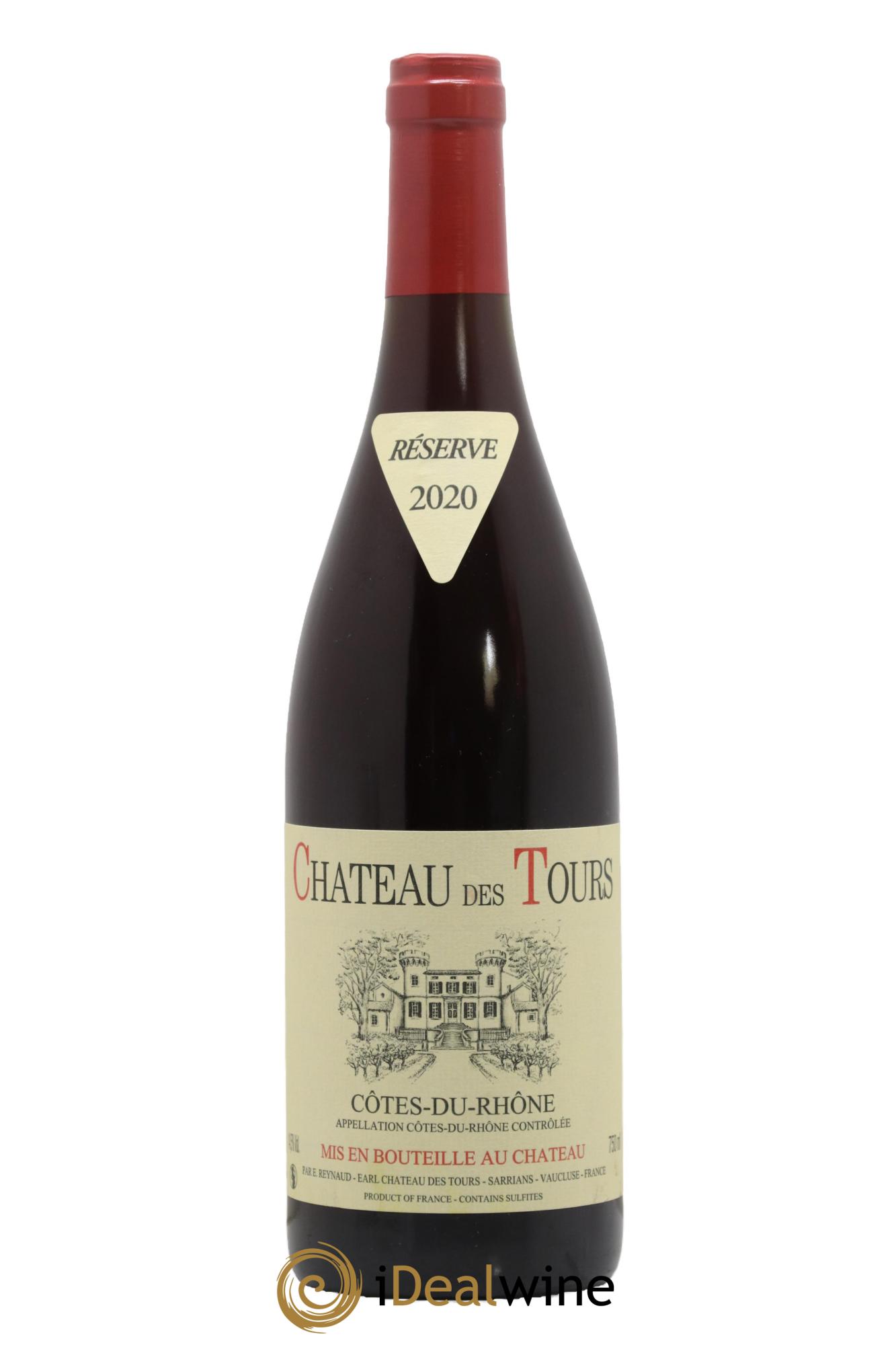 Côtes du Rhône Château des Tours Emmanuel Reynaud  2020 - Lot of 1 bottle - 0