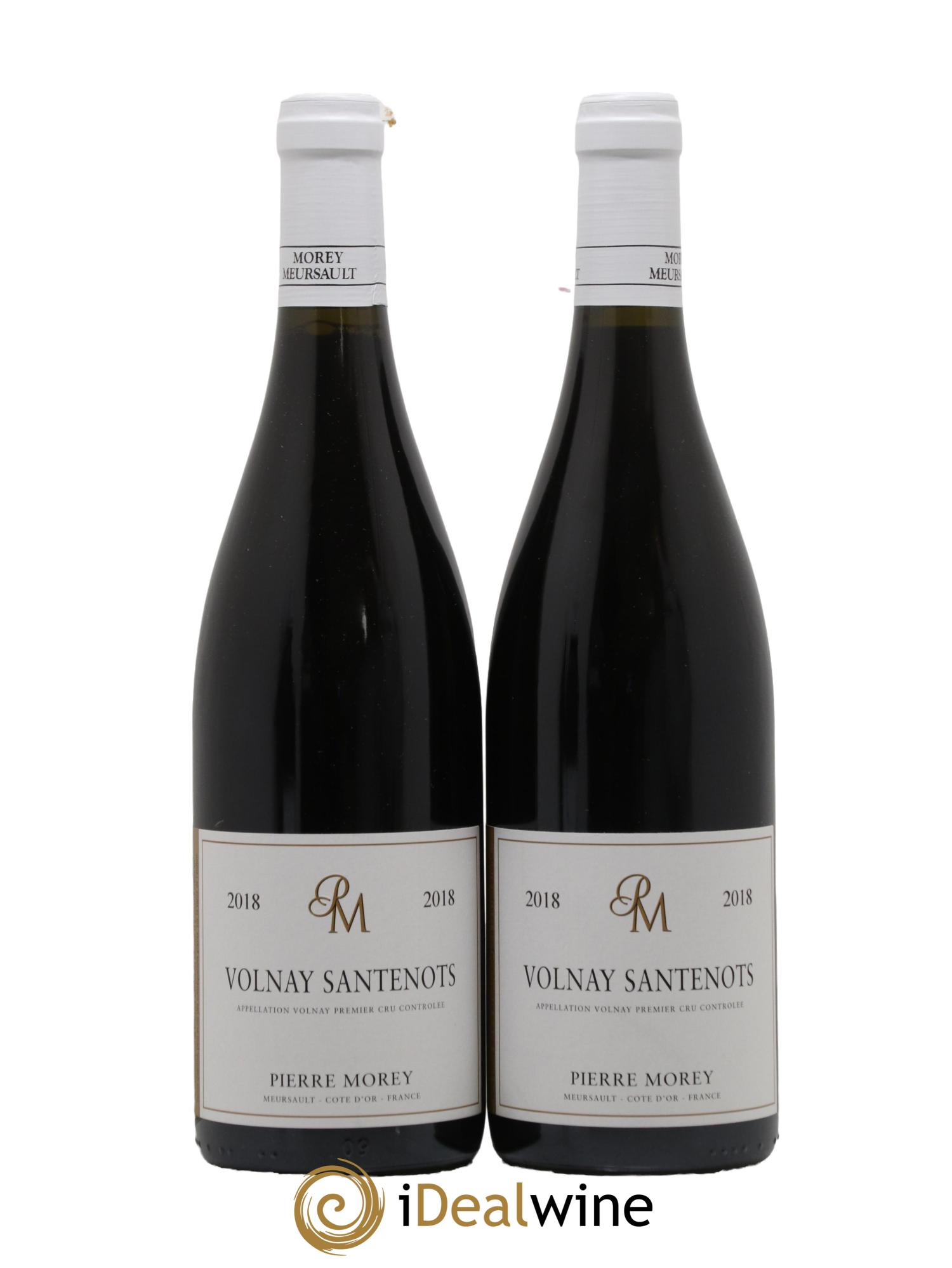 Volnay 1er Cru Les Santenots Pierre Morey (Domaine) 2018 - Lotto di 2 bottiglie - 0