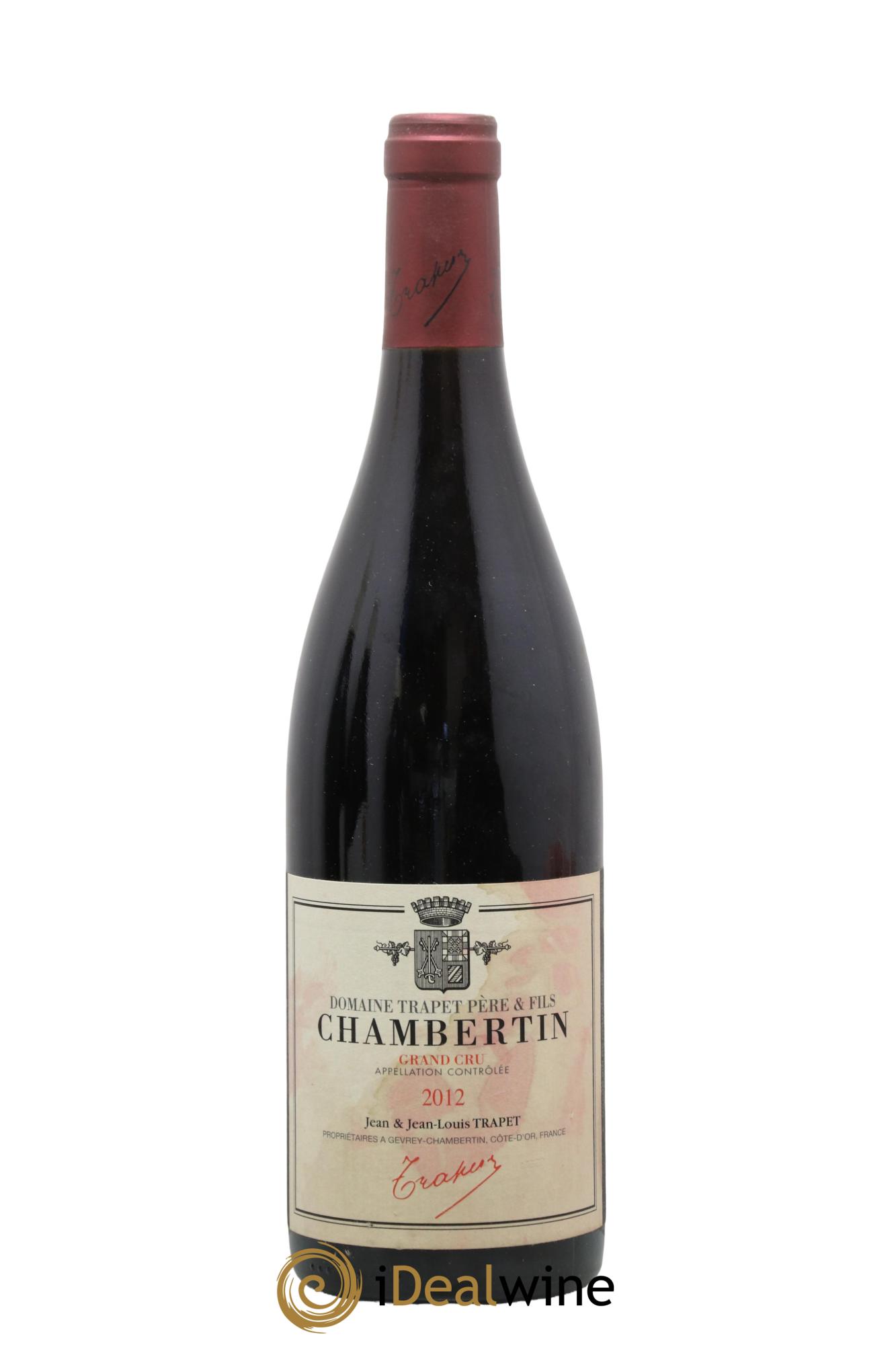 Chambertin Grand Cru Domaine Trapet 2012 - Posten von 1 Flasche - 0