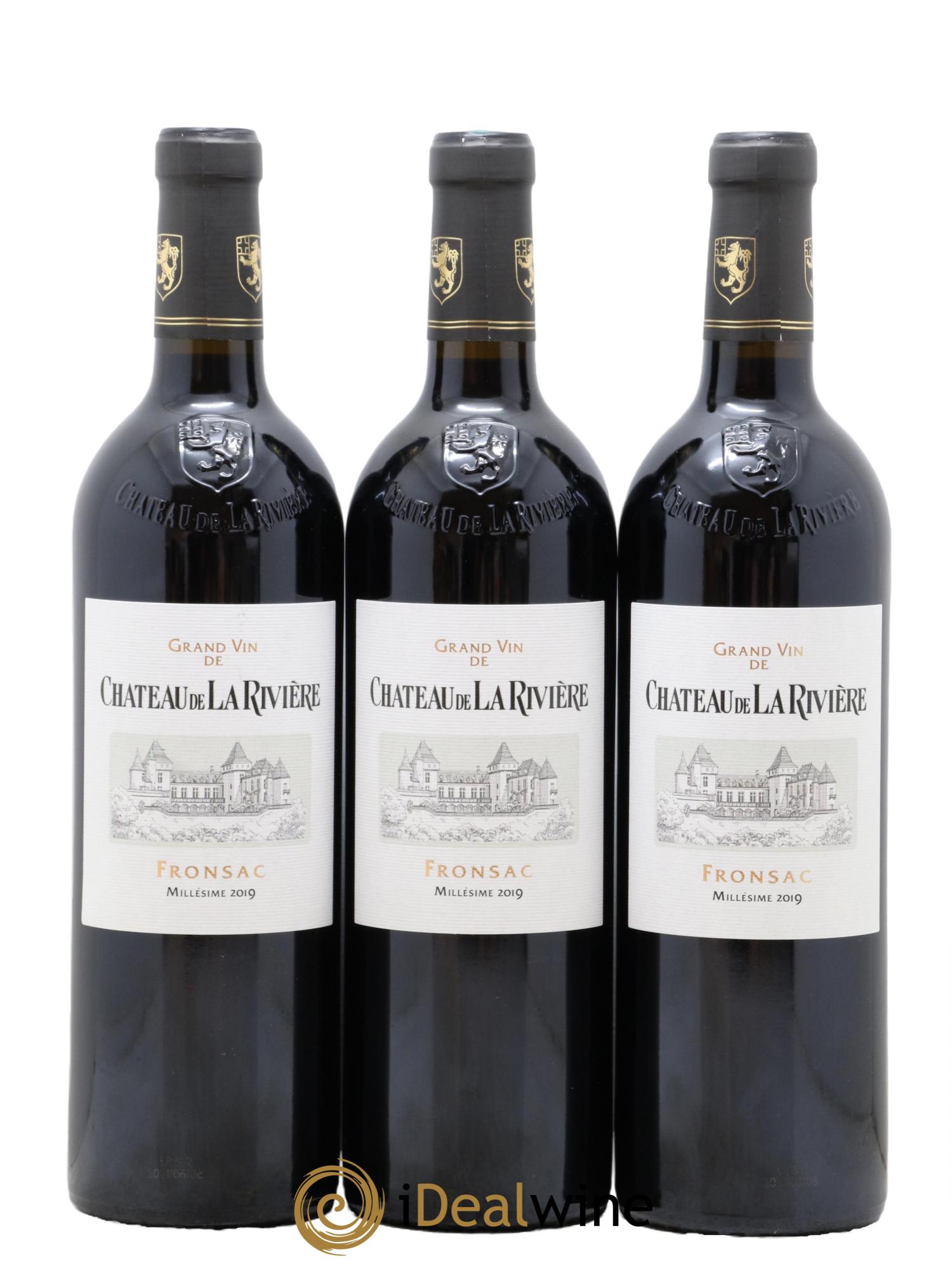 Château de La Rivière  2019 - Lot of 6 bottles - 2