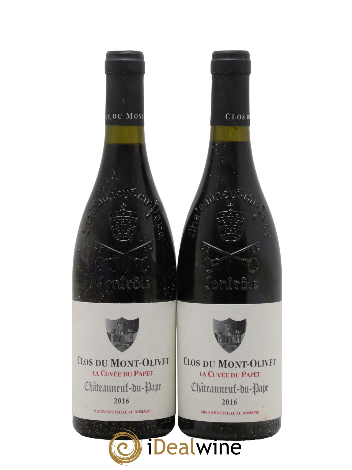 Châteauneuf-du-Pape Cuvée du Papet Clos du Mont-Olivet  2016 - Lotto di 2 bottiglie - 0