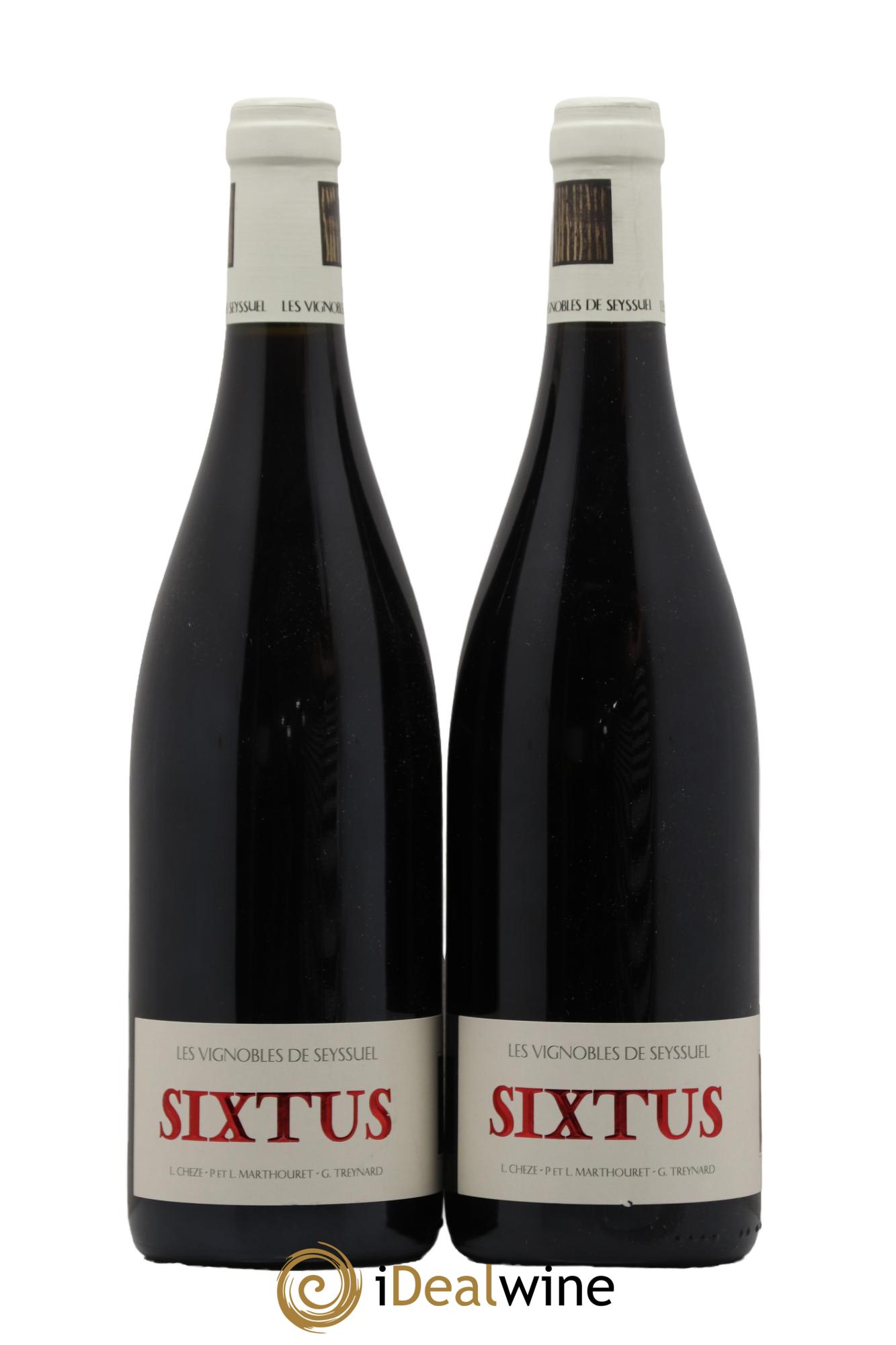 IGP Collines Rhodaniennes Sixtus Les Vignobles de Seyssuel - Louis Cheze (Domaine) 2015 - Posten von 2 Flaschen - 0