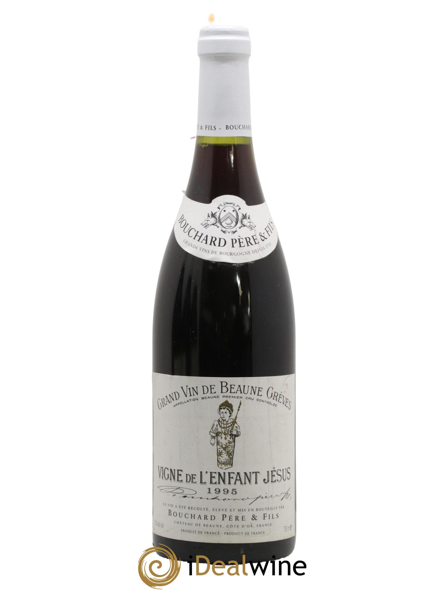 Beaune 1er Cru Grèves - Vigne de l'Enfant Jésus Bouchard Père & Fils 1995 - Lot of 1 bottle - 0