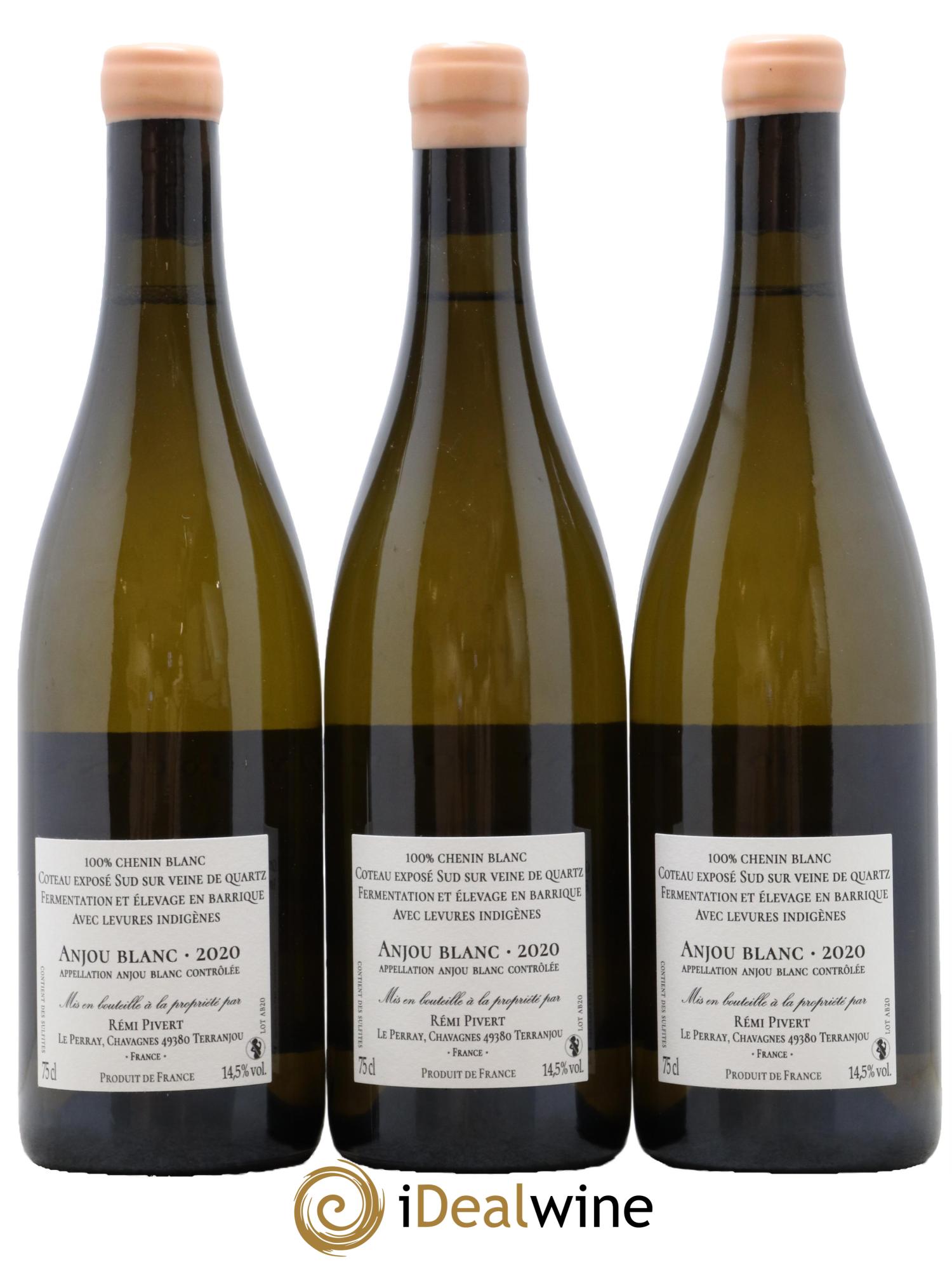 Anjou Domaine Perray Jouannet 2020 - Lot de 3 bouteilles - 1