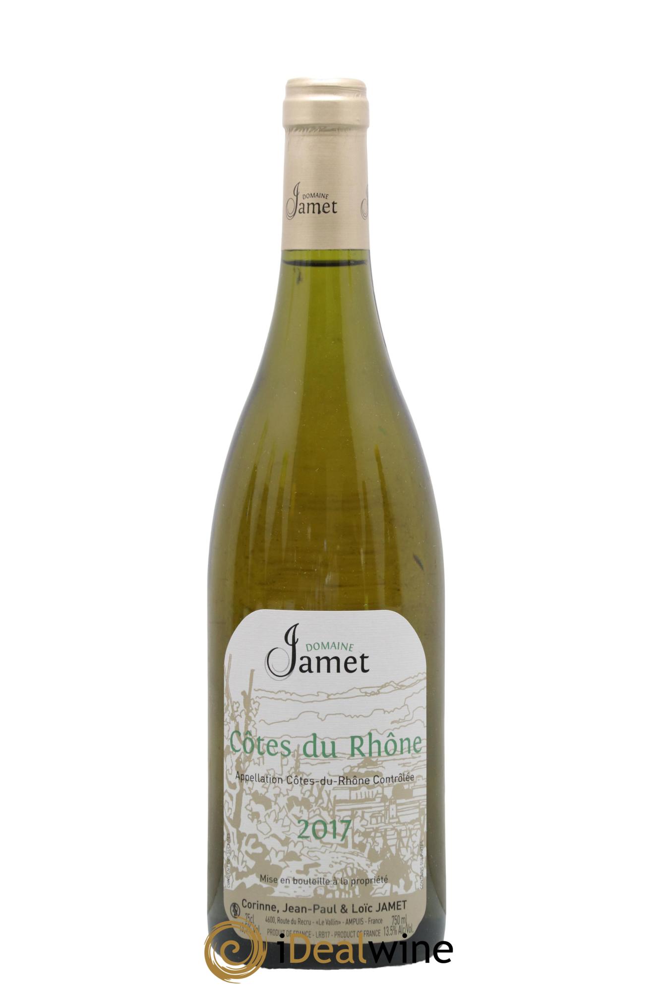 Côtes du Rhône Jamet (Domaine) 2017 - Lot de 1 bouteille - 0