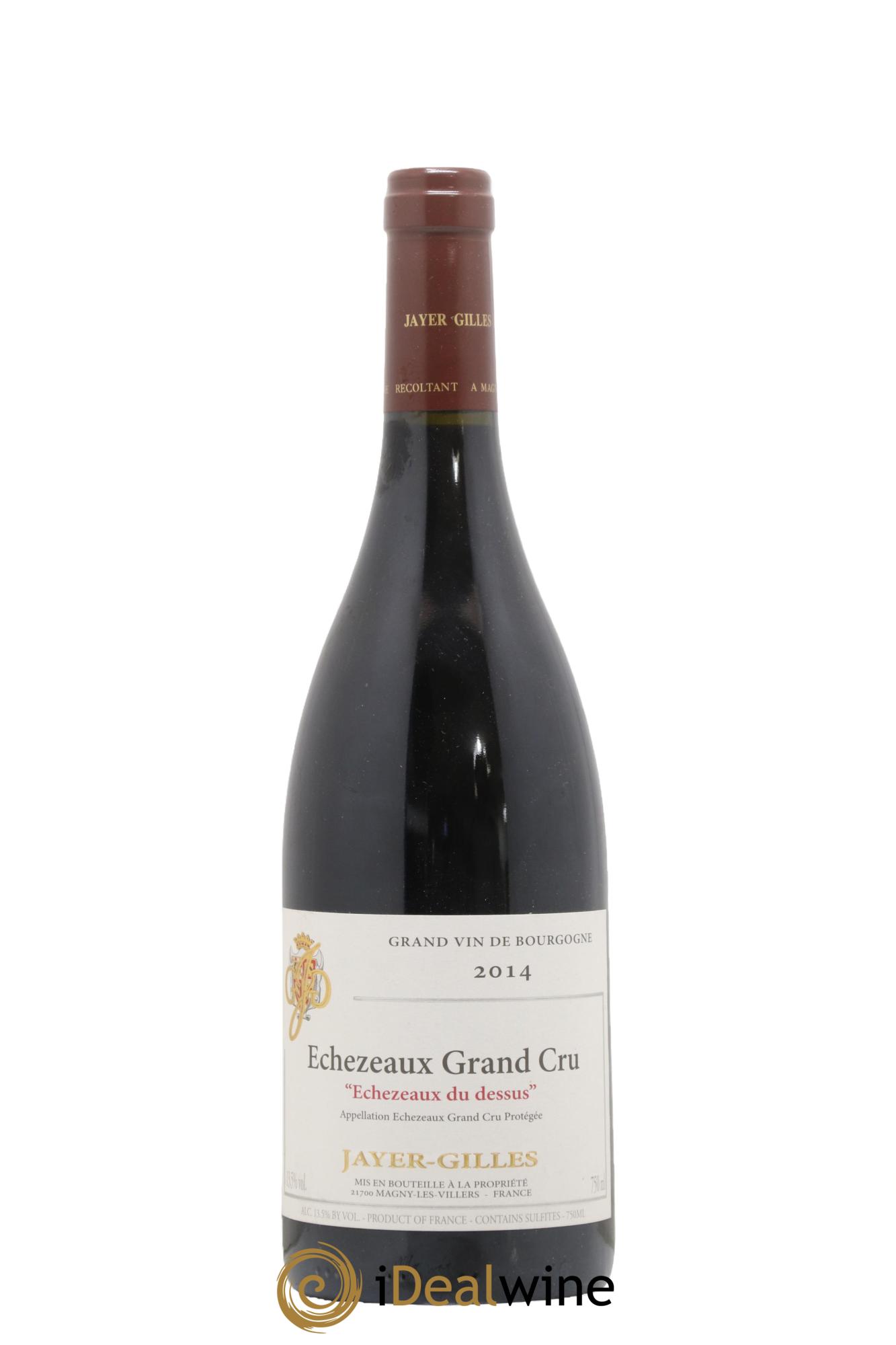 Echezeaux Grand Cru Du Dessus Hoffmann-Jayer (anciennement Jayer-Gilles) 2014 - Lot de 1 bouteille - 0