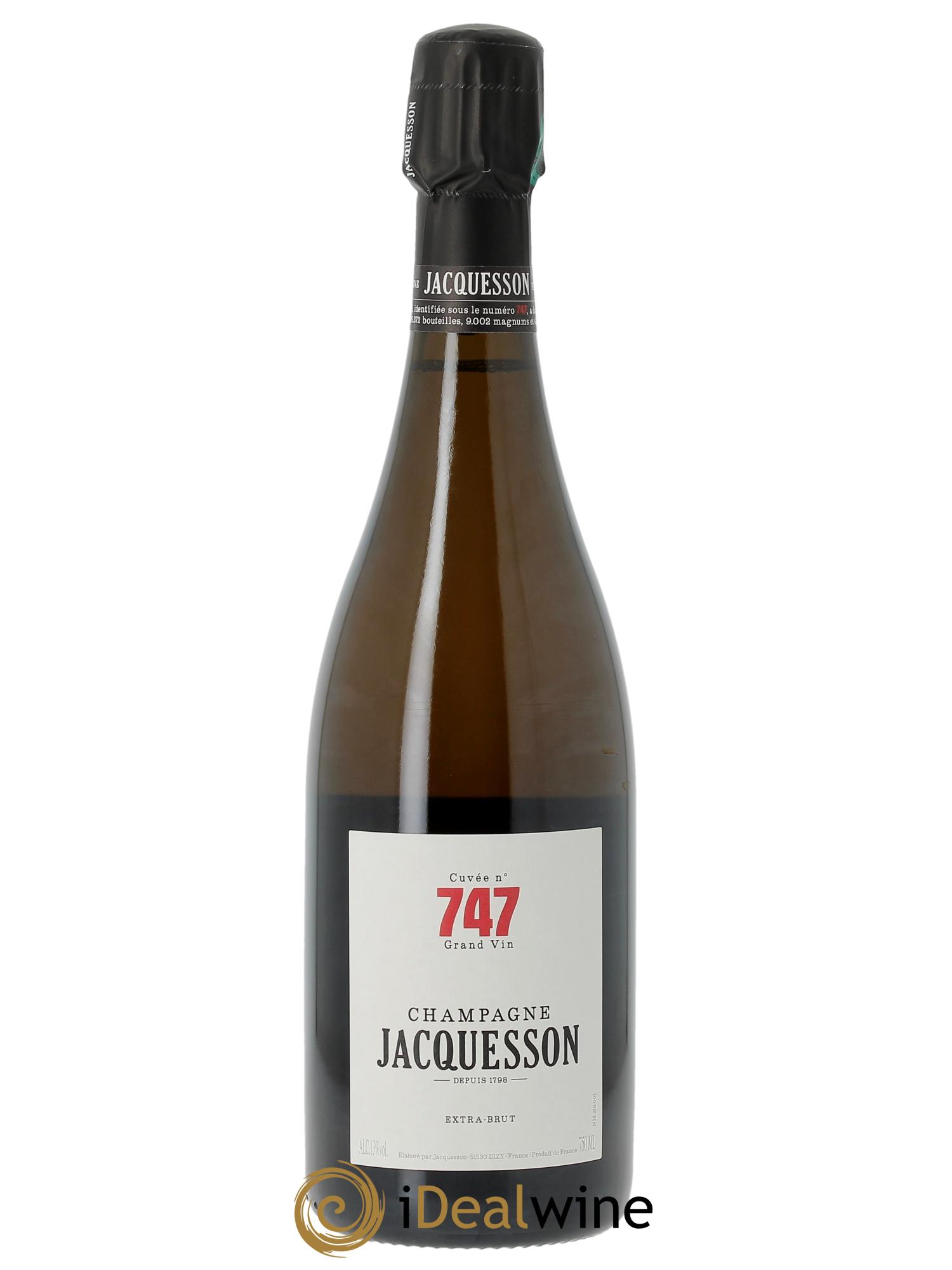 Champagne Jacquesson Cuvée 747 Extra-Brut (Blanc effervescent)