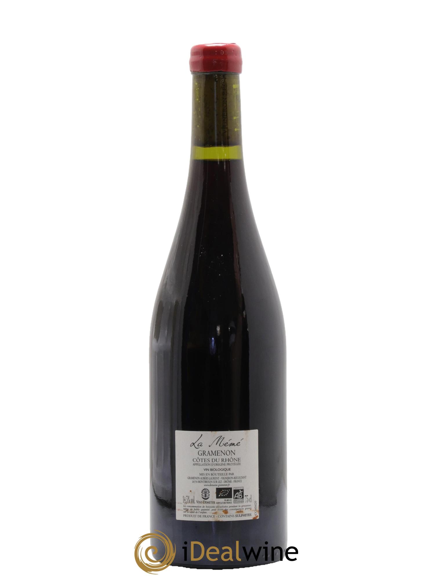 Côtes du Rhône La Mémé Ceps Centenaires Gramenon (Domaine) 2020 - Posten von 1 Flasche - 1