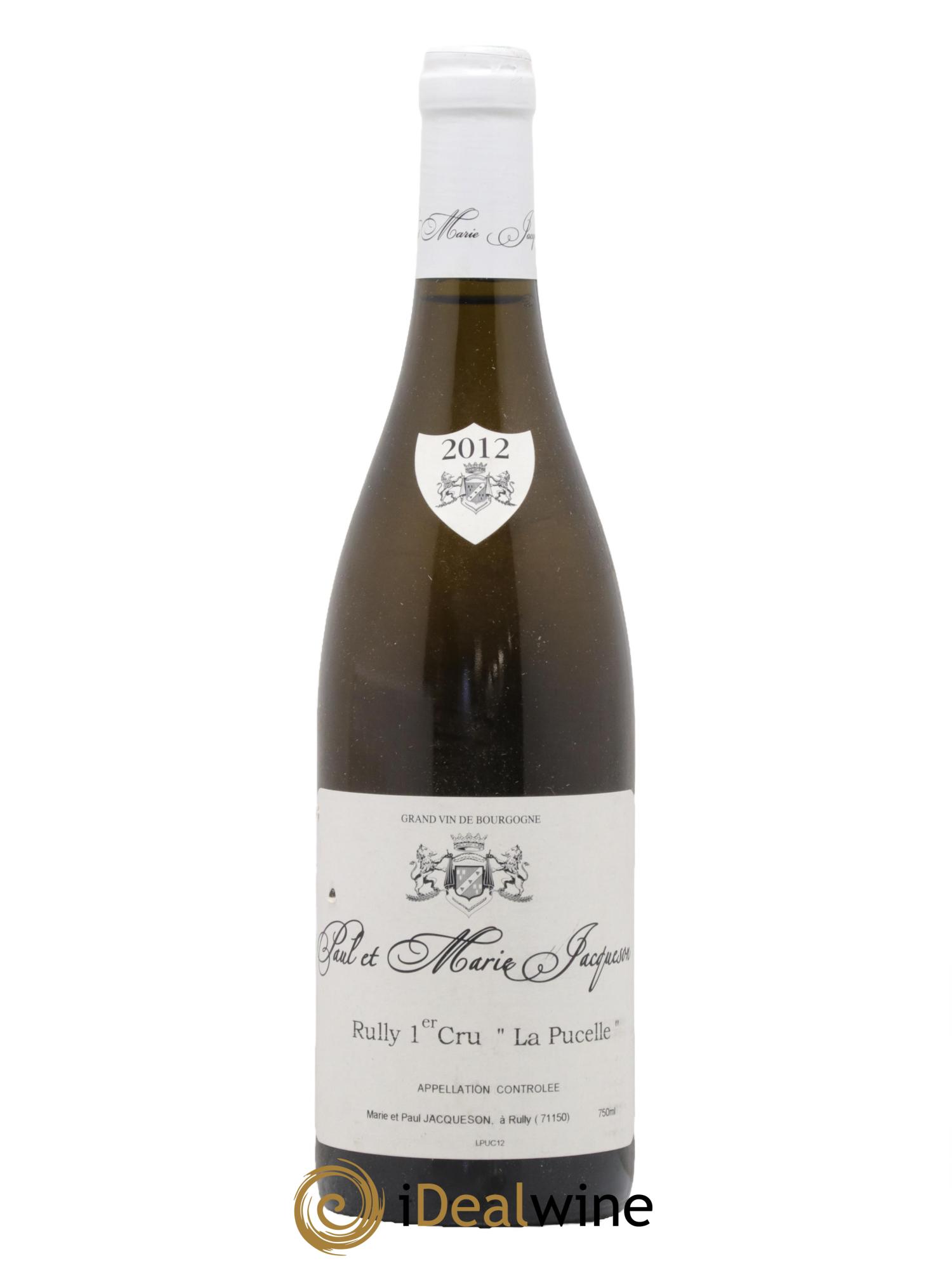 Rully 1er Cru La Pucelle Paul & Marie Jacqueson 2012 - Posten von 1 Flasche - 0