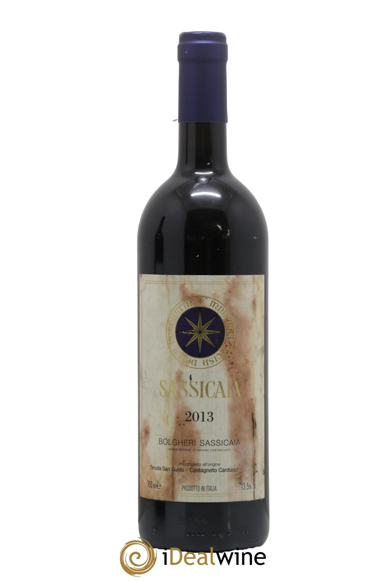 Bolgheri DOC Sassicaia Tenuta San Guido 2013 - Lotto di 1 bottiglia - 0