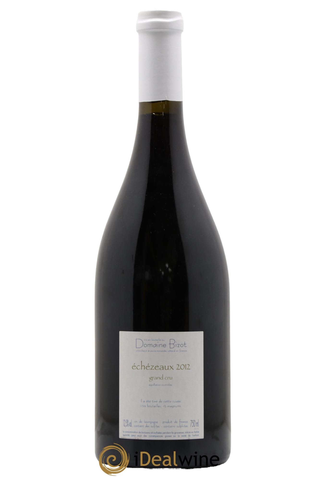 Echezeaux Grand Cru Bizot (Domaine) 2012 - Lotto di 1 bottiglia - 1