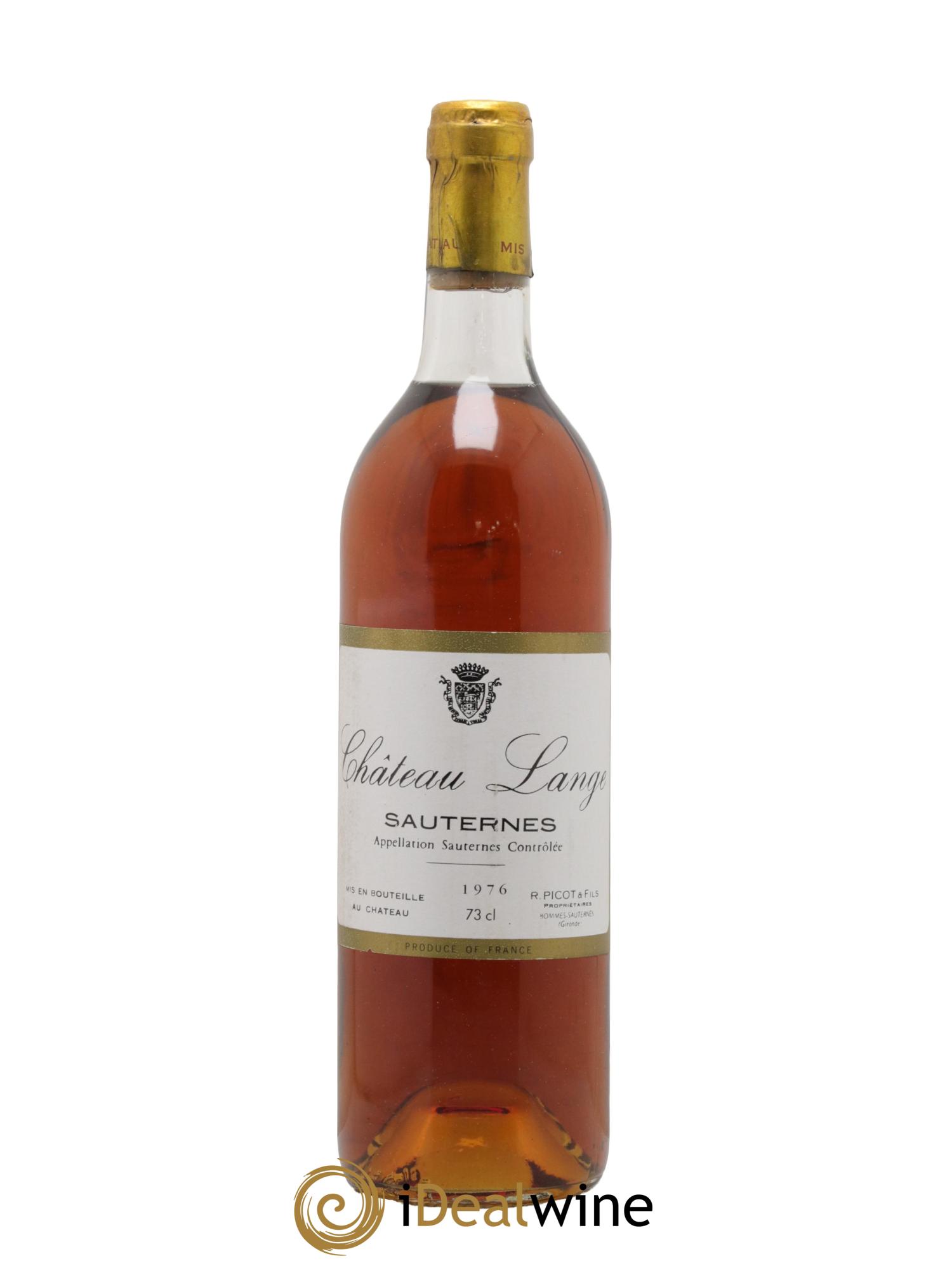 Sauternes Chateau Lange 1976 - Lotto di 1 bottiglia - 0