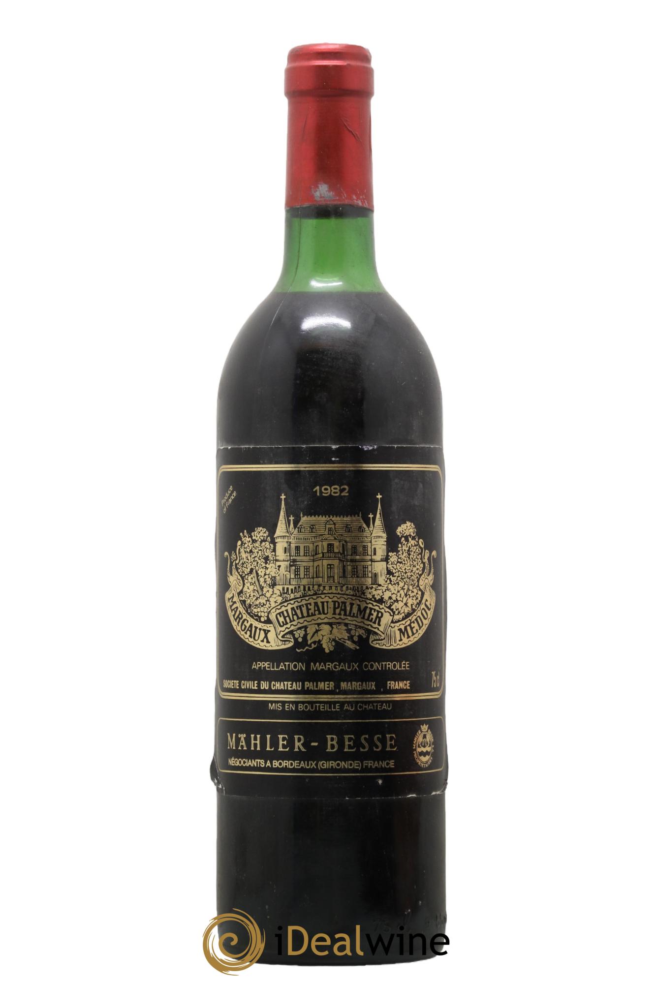 Château Palmer 3ème Grand Cru Classé 1982 - Lot de 1 bouteille - 0