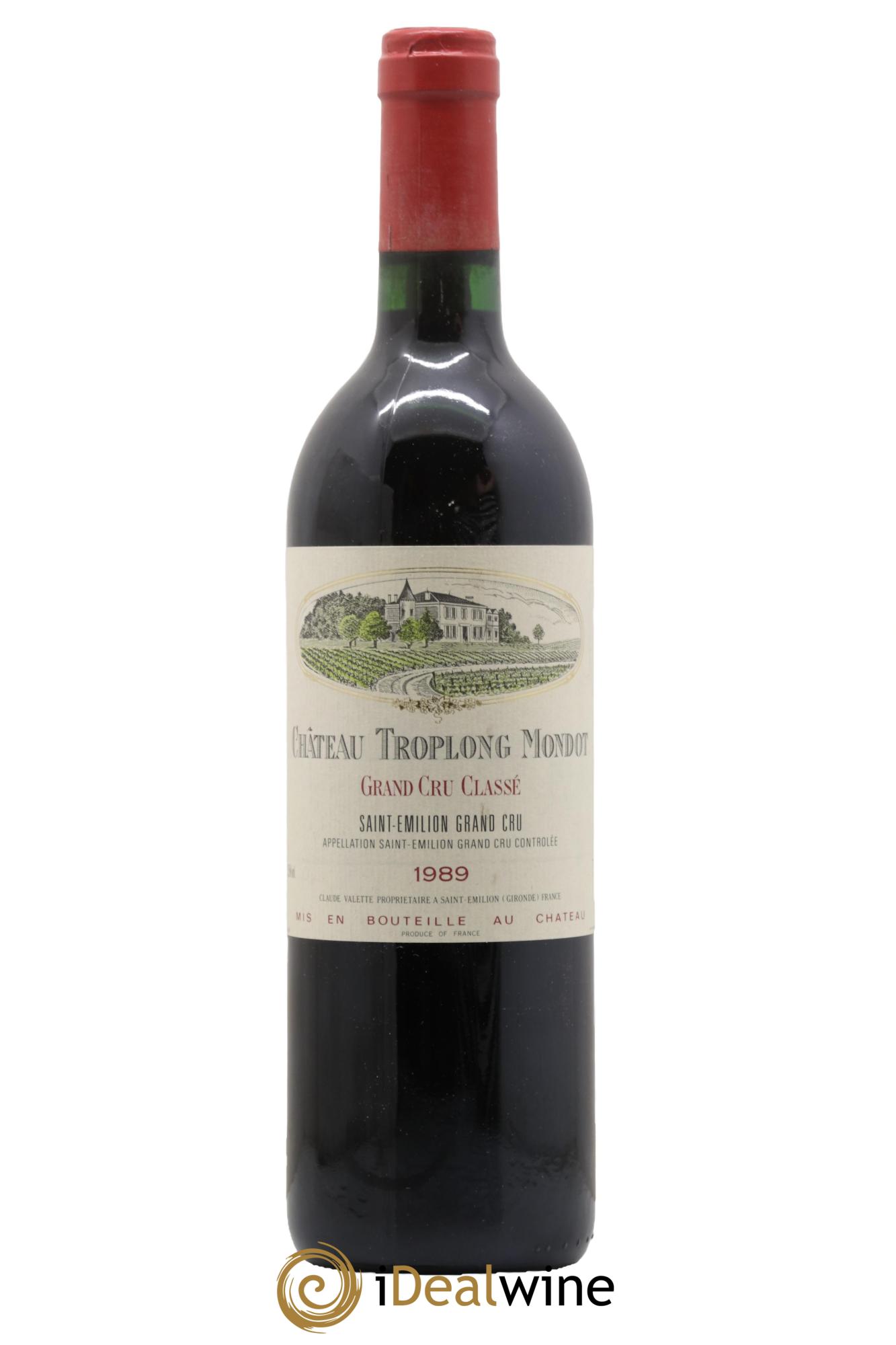 Château Troplong Mondot 1er Grand Cru Classé B 1989 - Posten von 1 Flasche - 0