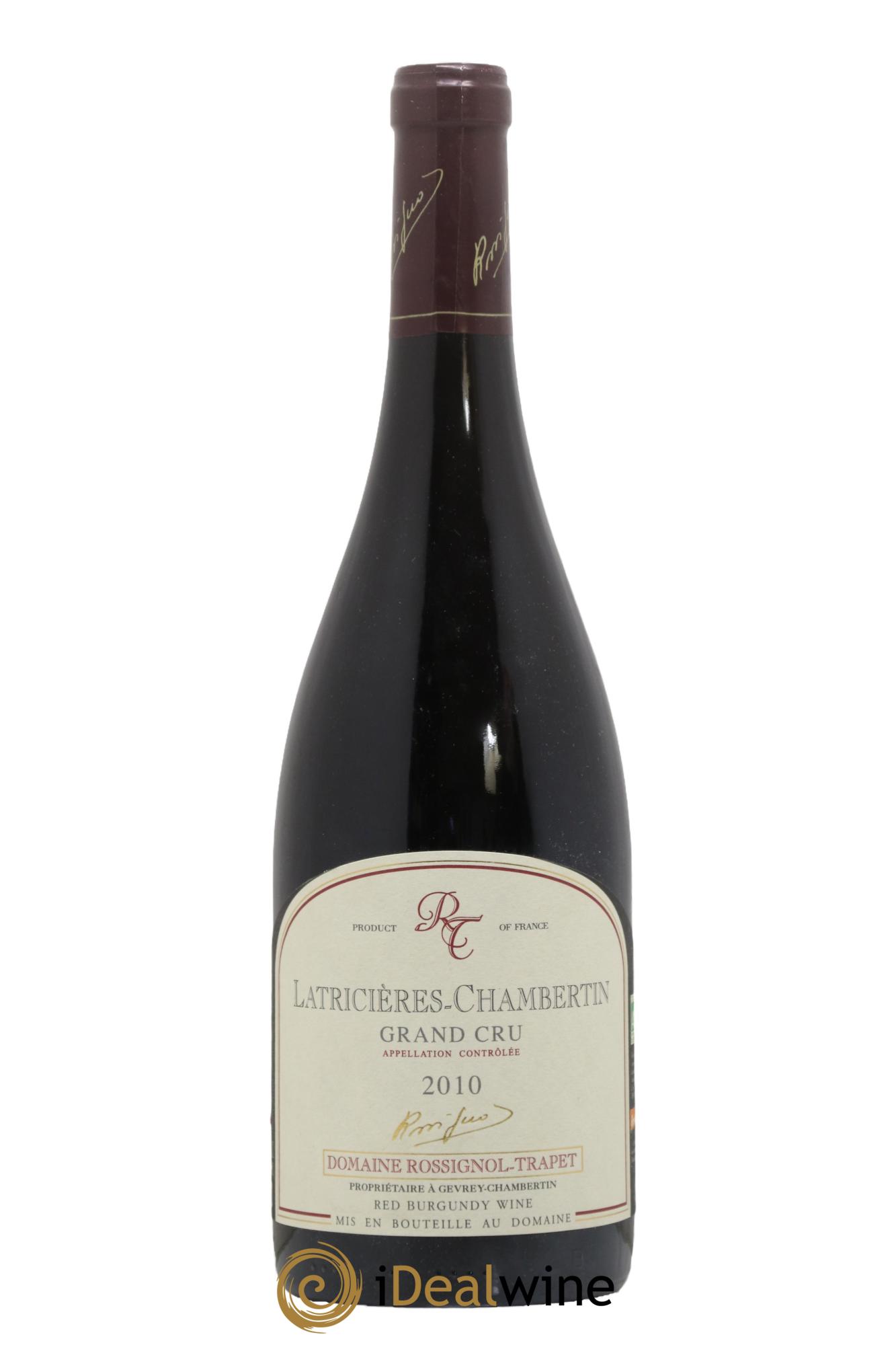 Latricières-Chambertin Grand Cru Rossignol-Trapet (Domaine) 2010 - Posten von 1 Flasche - 0