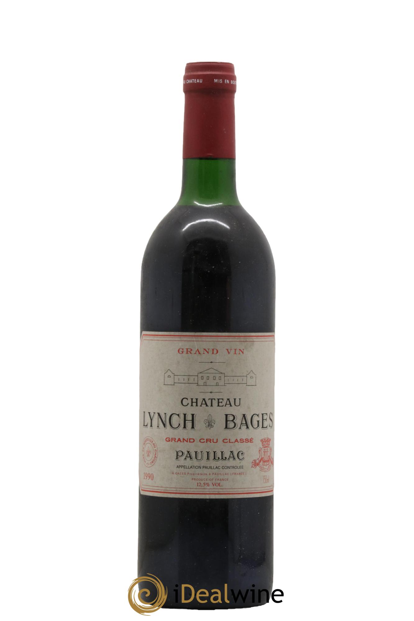 Château Lynch Bages 5ème Grand Cru Classé 1990 - Posten von 1 Flasche - 0