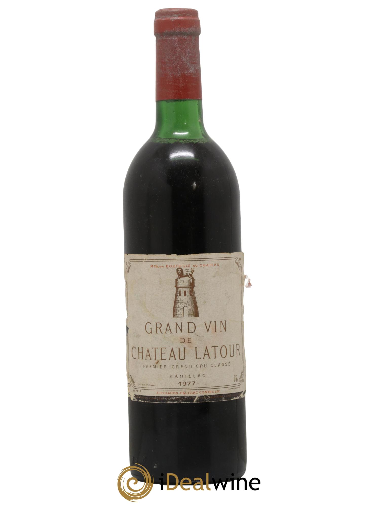 Château Latour 1er Grand Cru Classé 1977 - Lotto di 1 bottiglia - 0