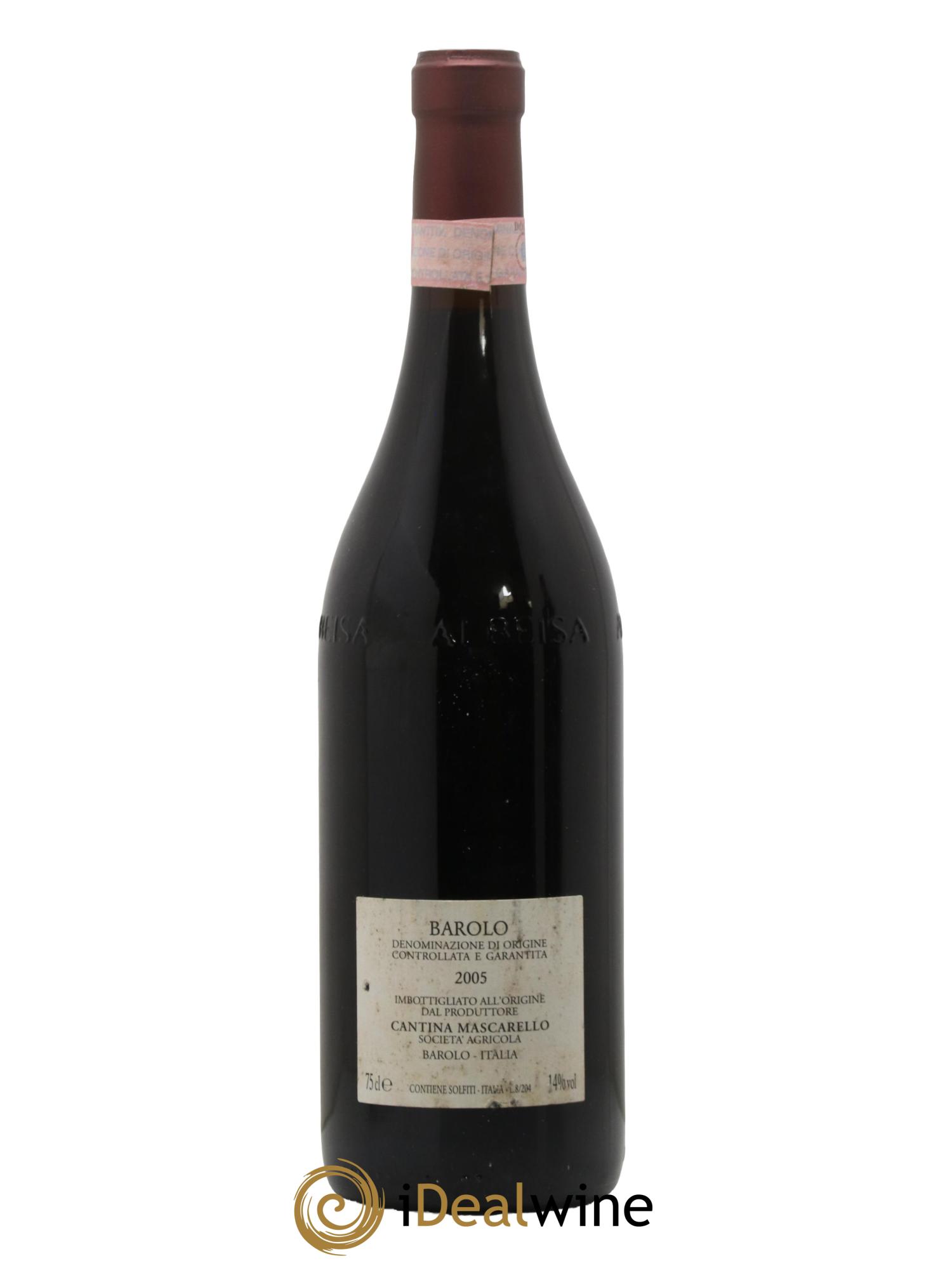 Barolo DOCG Bartolo Mascarello 2005 - Lot de 1 bouteille - 1