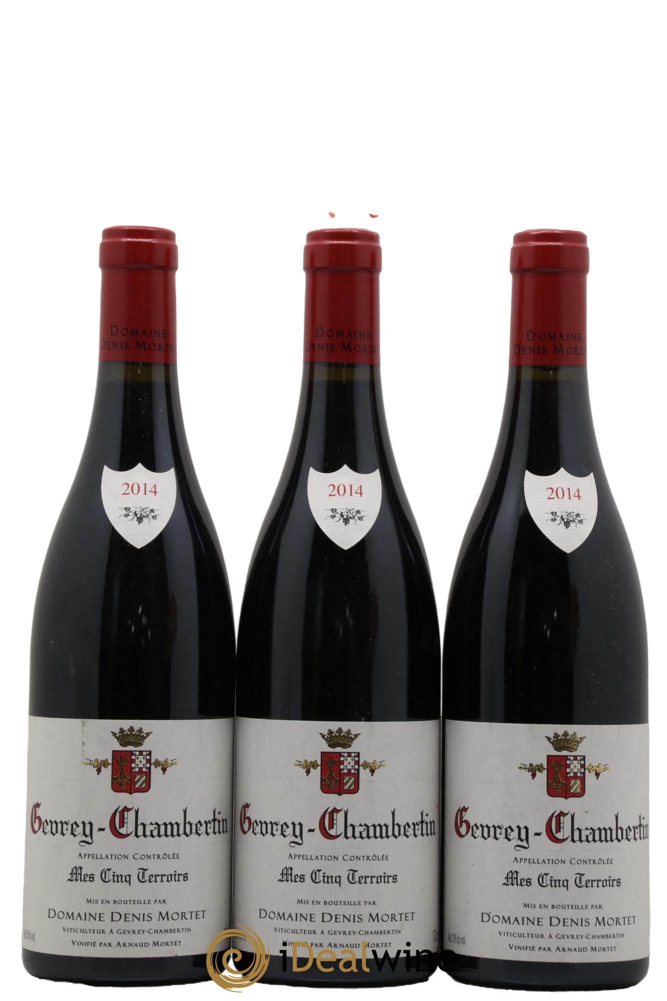 Gevrey-Chambertin Mes Cinq Terroirs Denis Mortet (Domaine) 2014 - Lotto di 3 bottiglie - 0